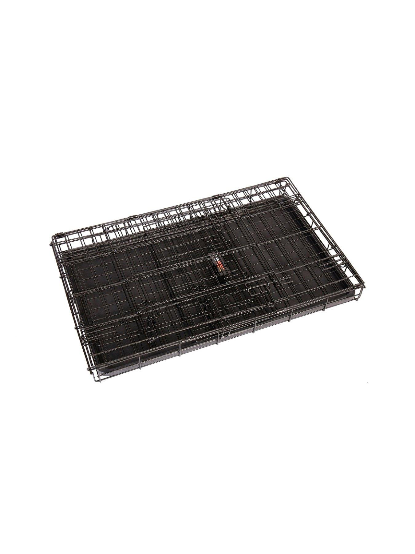 Image 6 of 6 of RAC Metal Fold Flat Crate With Plastic Tray