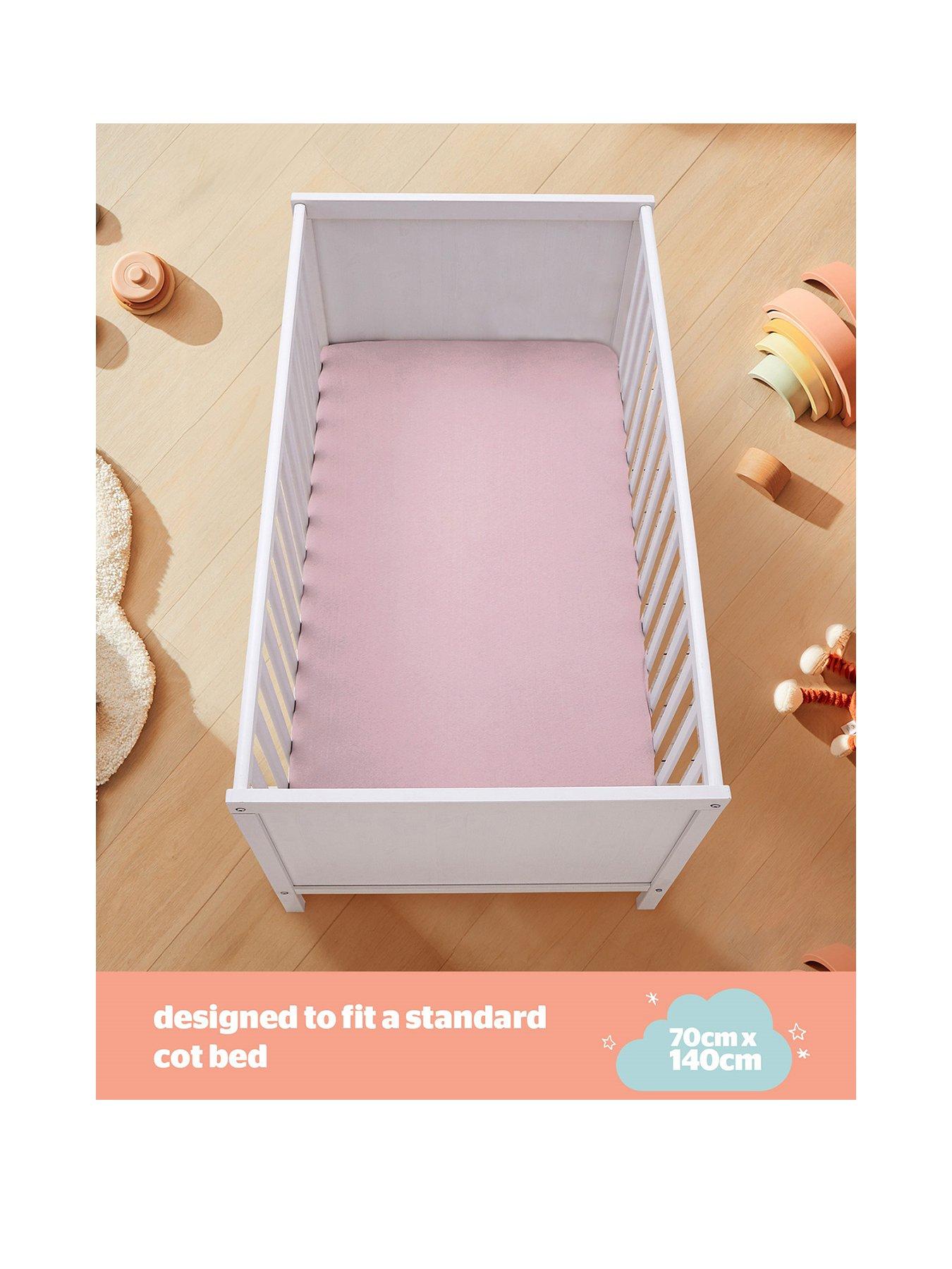 Image 3 of 7 of Silentnight Safe Nights Cot Bed Fitted Sheets - 6-Pack Bundle