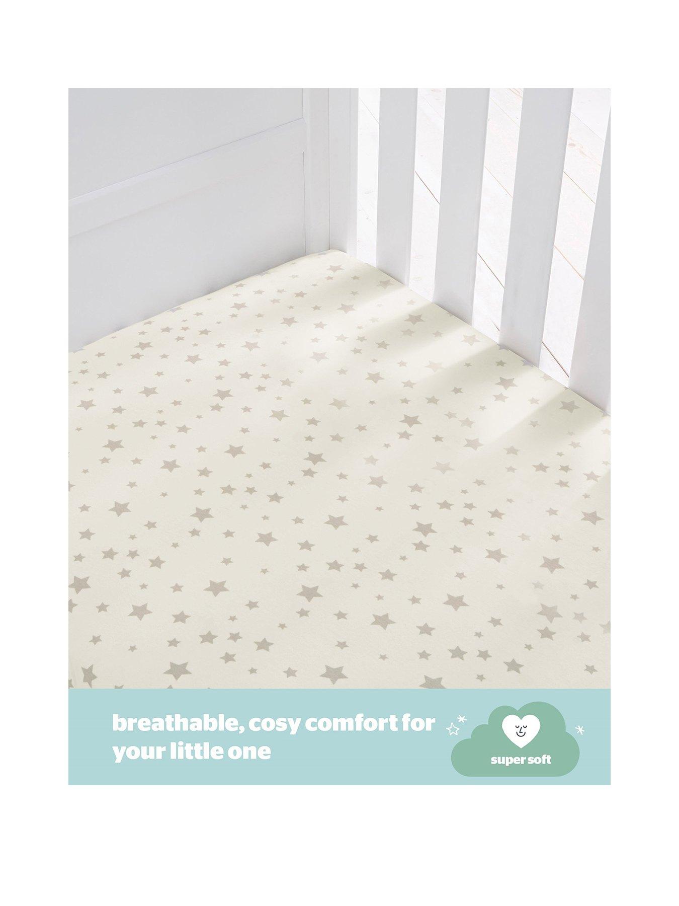 Image 2 of 7 of Silentnight Safe Nights Cot Bed Fitted Sheets - 6-Pack Bundle