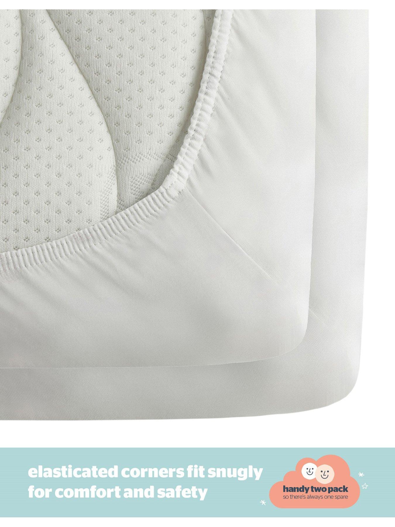 Image 4 of 7 of Silentnight Safe Nights Cot Bed Fitted Sheets - 6-Pack Bundle