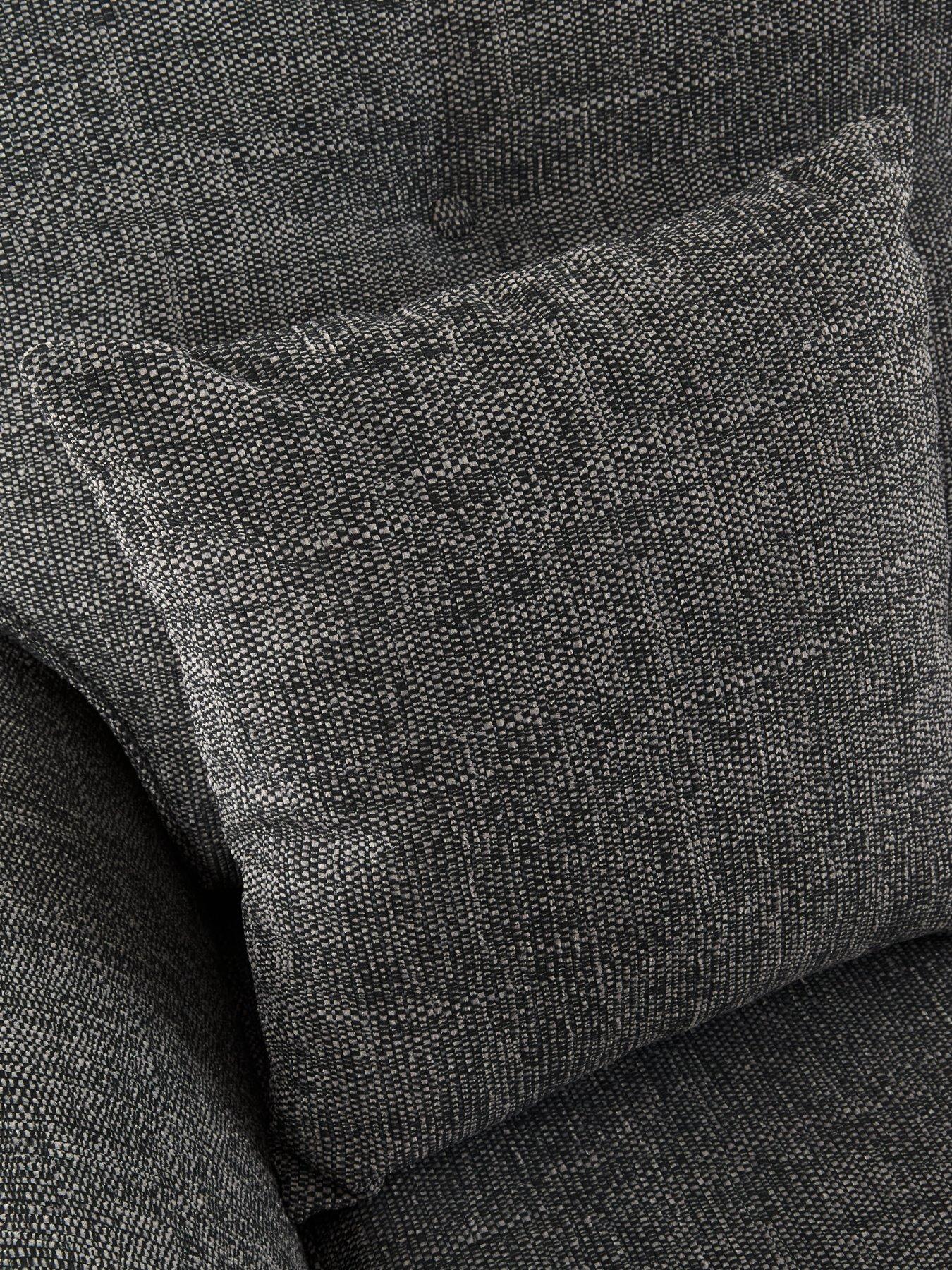 Image 6 of 6 of The Very Collection Halstow Fabric Armchair - Charcoal&nbsp;- Made to order in the UK