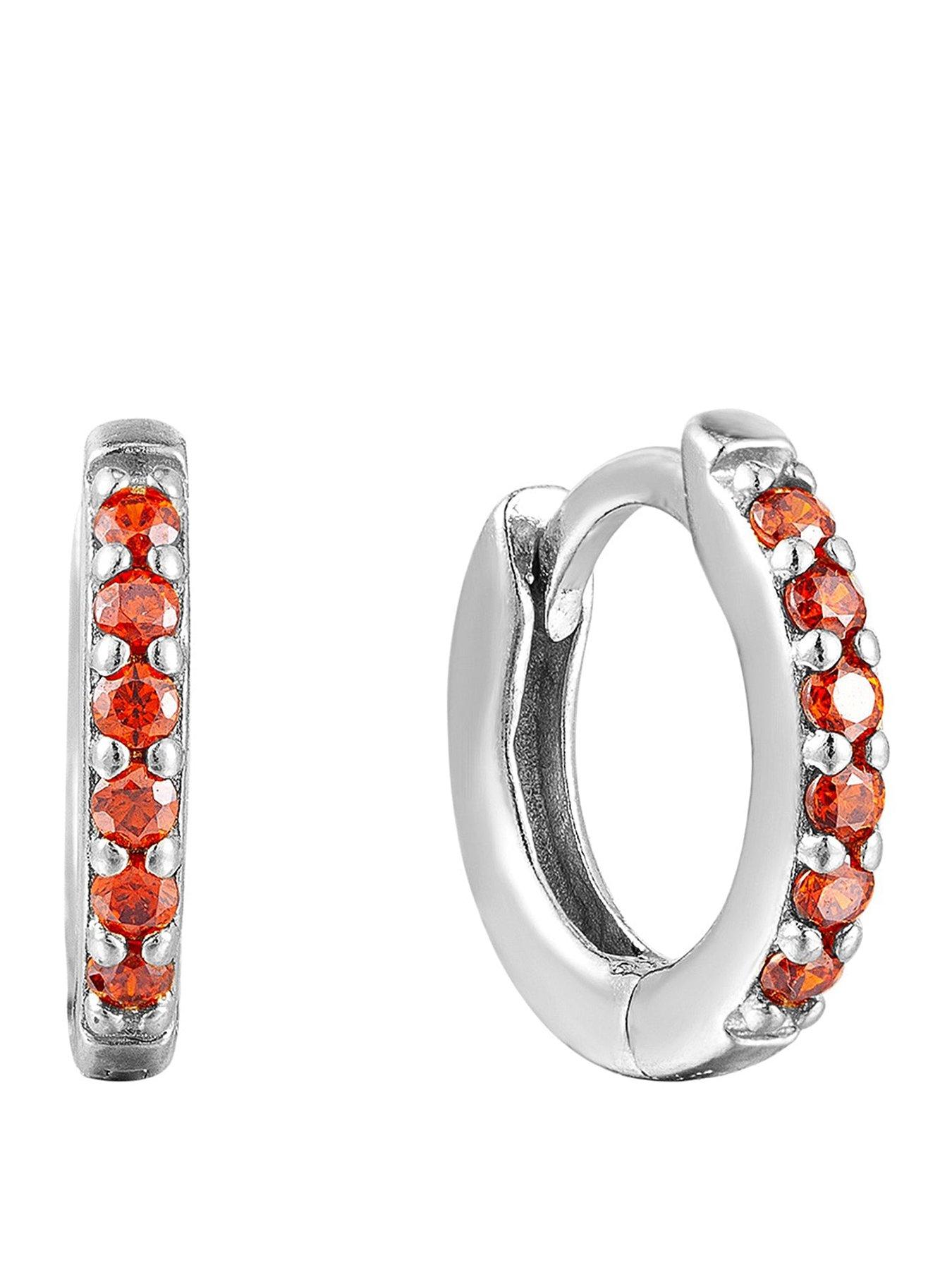 seol-gold-birthstone-cz-tiny-hoop-earrings
