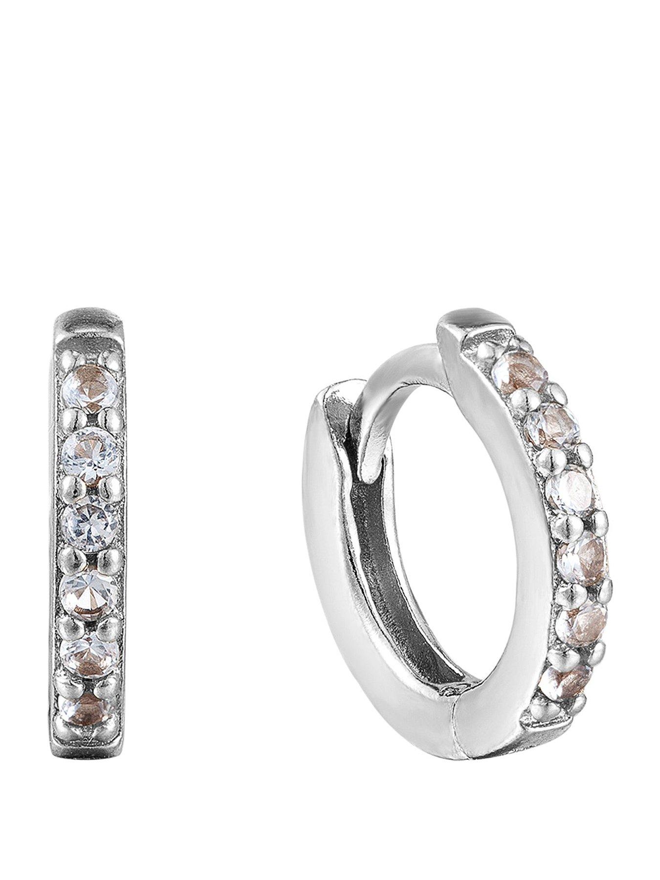 seol-gold-birthstone-cz-tiny-hoop-earrings