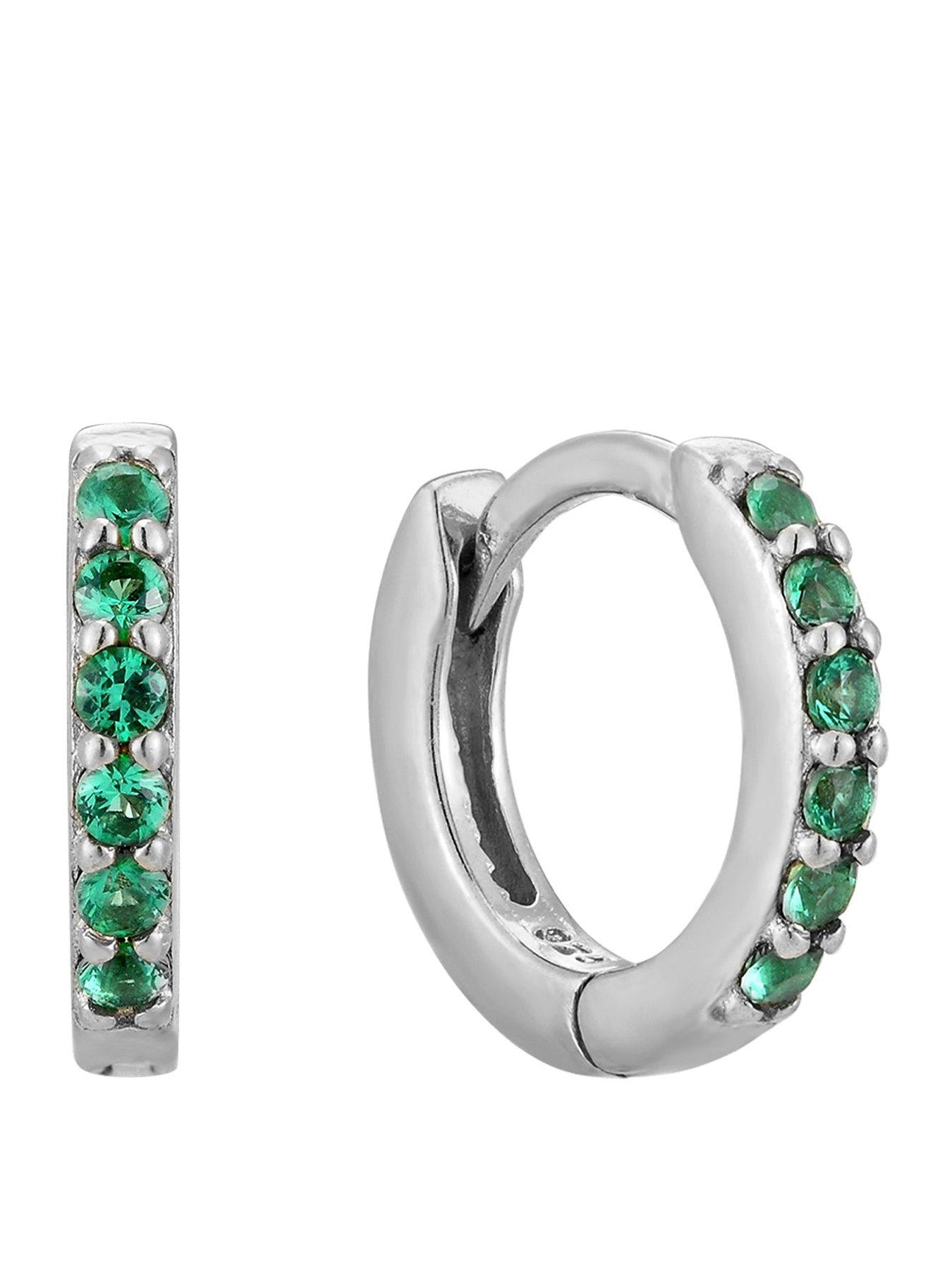 seol-gold-birthstone-cz-tiny-hoop-earrings