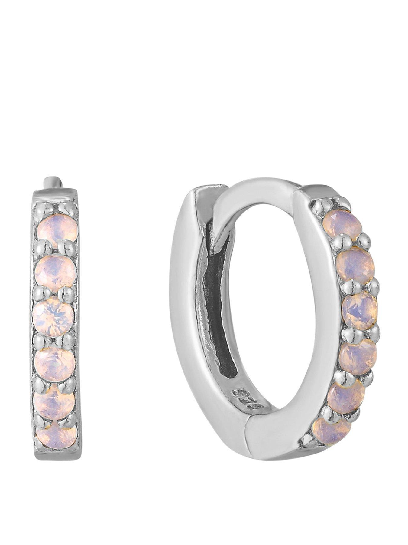 seol-gold-birthstone-cz-tiny-hoop-earrings