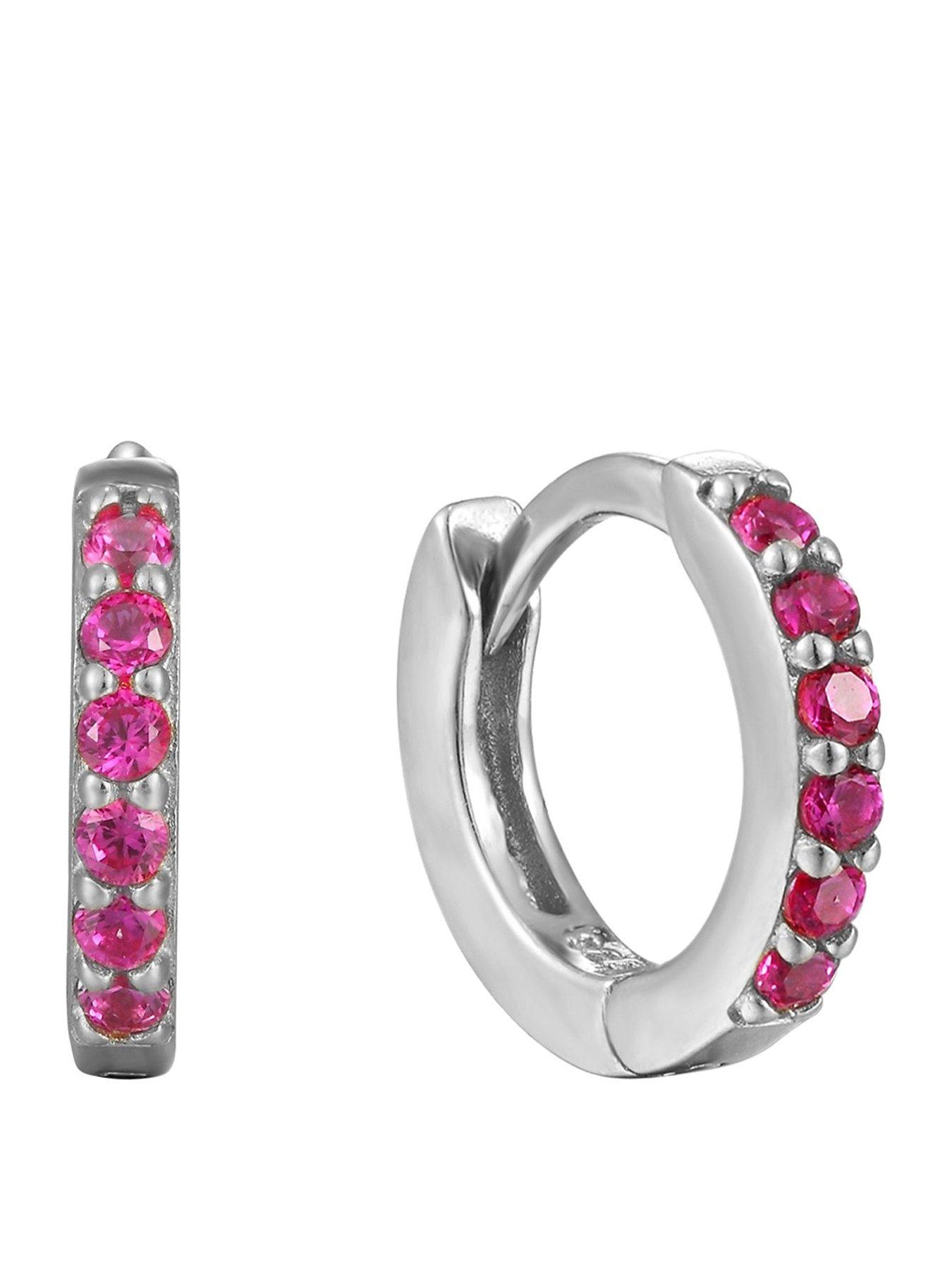 seol-gold-birthstone-cz-tiny-hoop-earrings