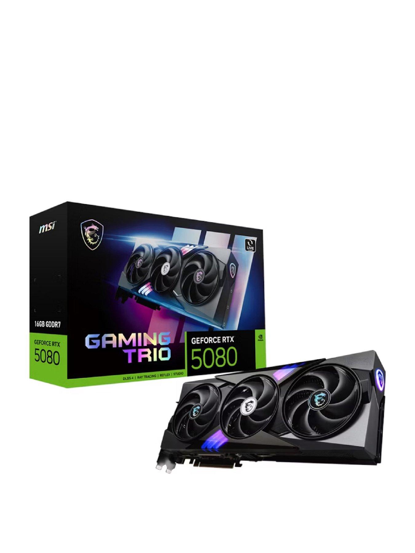 Image 1 of 5 of MSI NVIDIA GeForce RTX 5080 16G GAMING TRIO OC GDDR7 256bit Gaming Graphics card