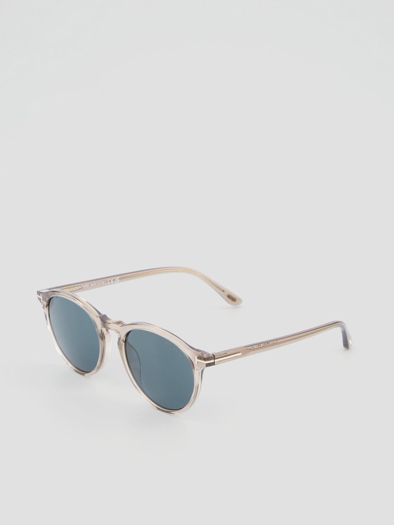 Tom Ford Aurele Round Sunglasses - Beige