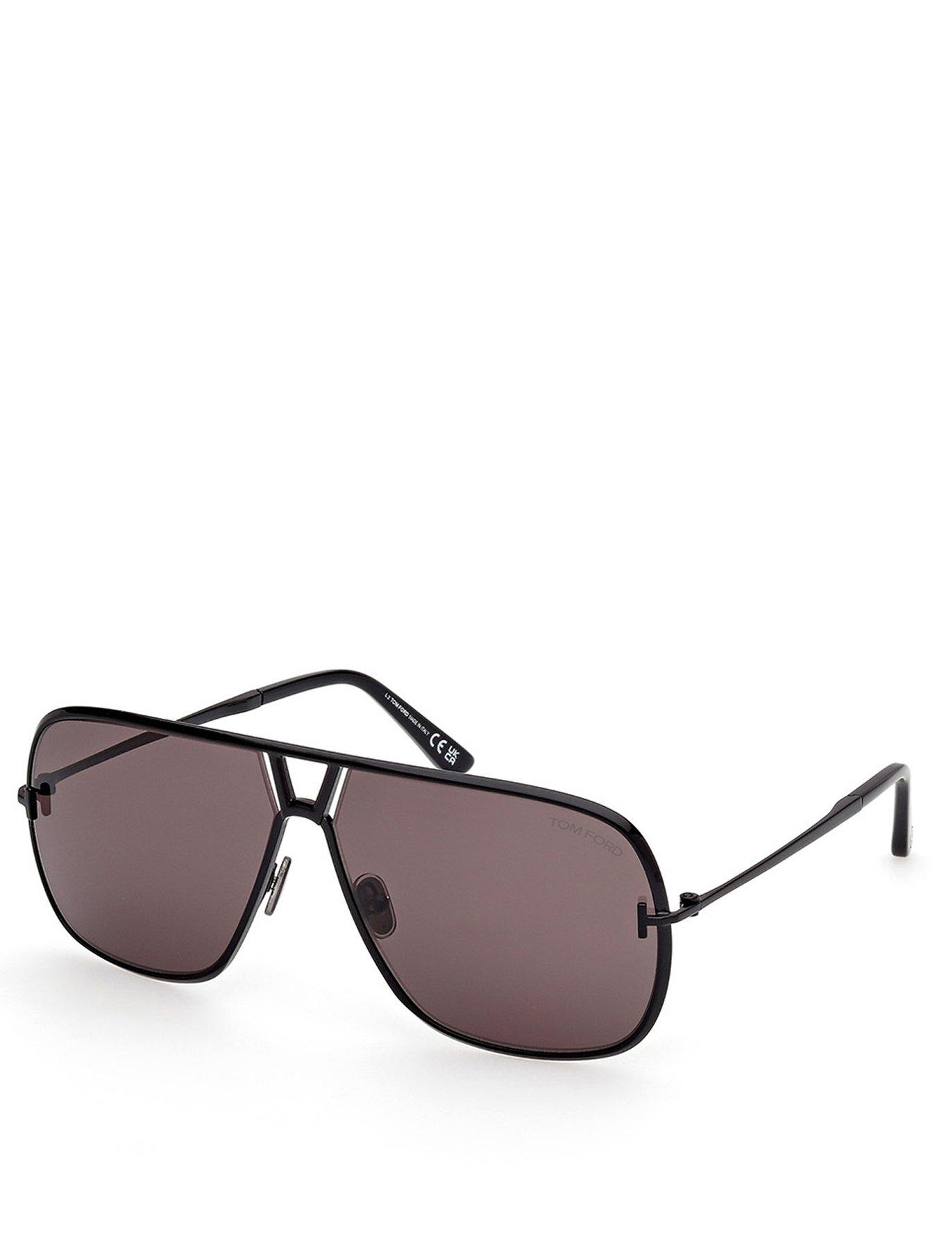 Tom Ford Tom Ford Stavros Navigator Sunglasses-Black