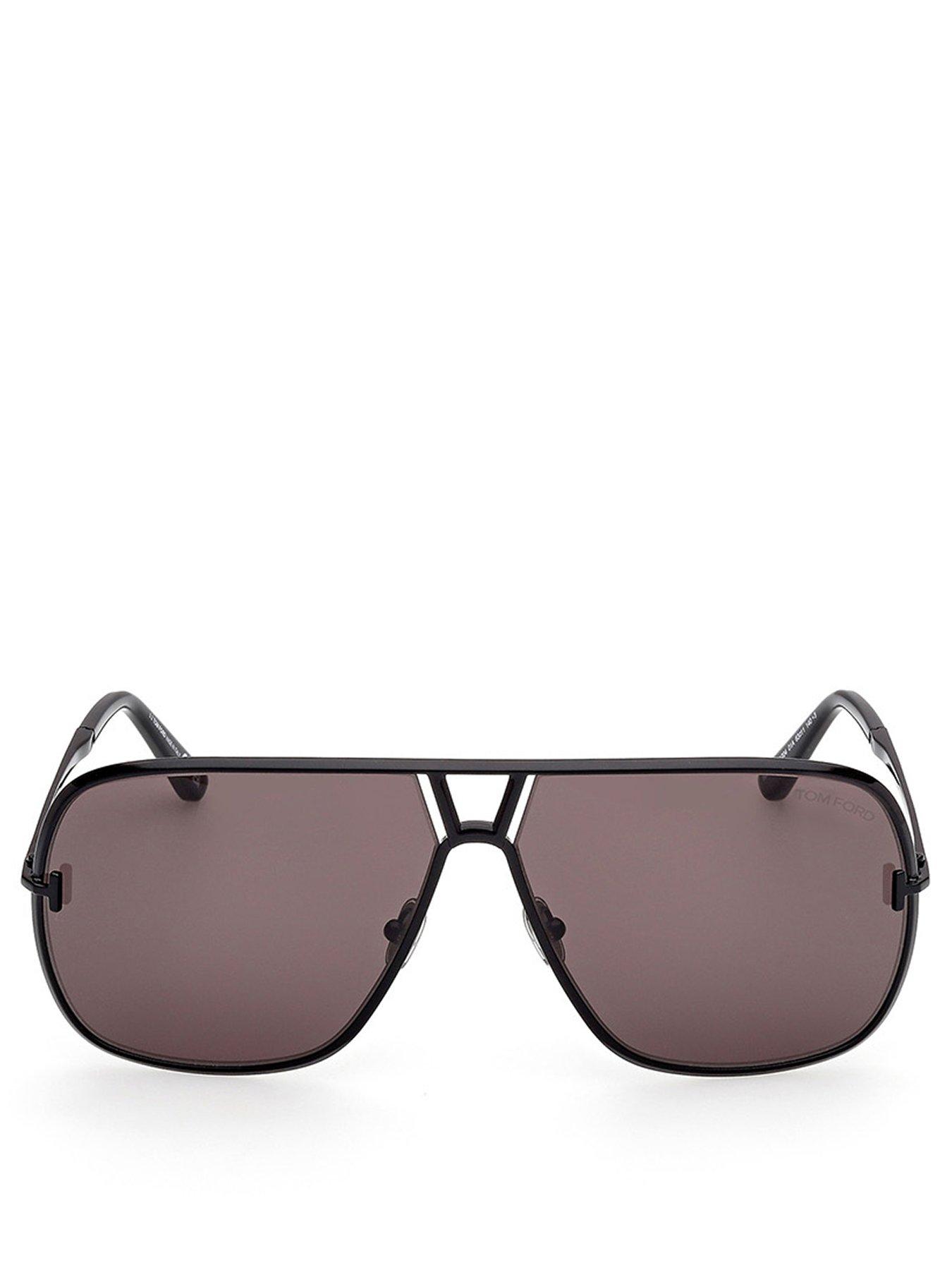 Image 3 of 4 of Tom Ford Tom Ford Stavros Navigator Sunglasses-Black