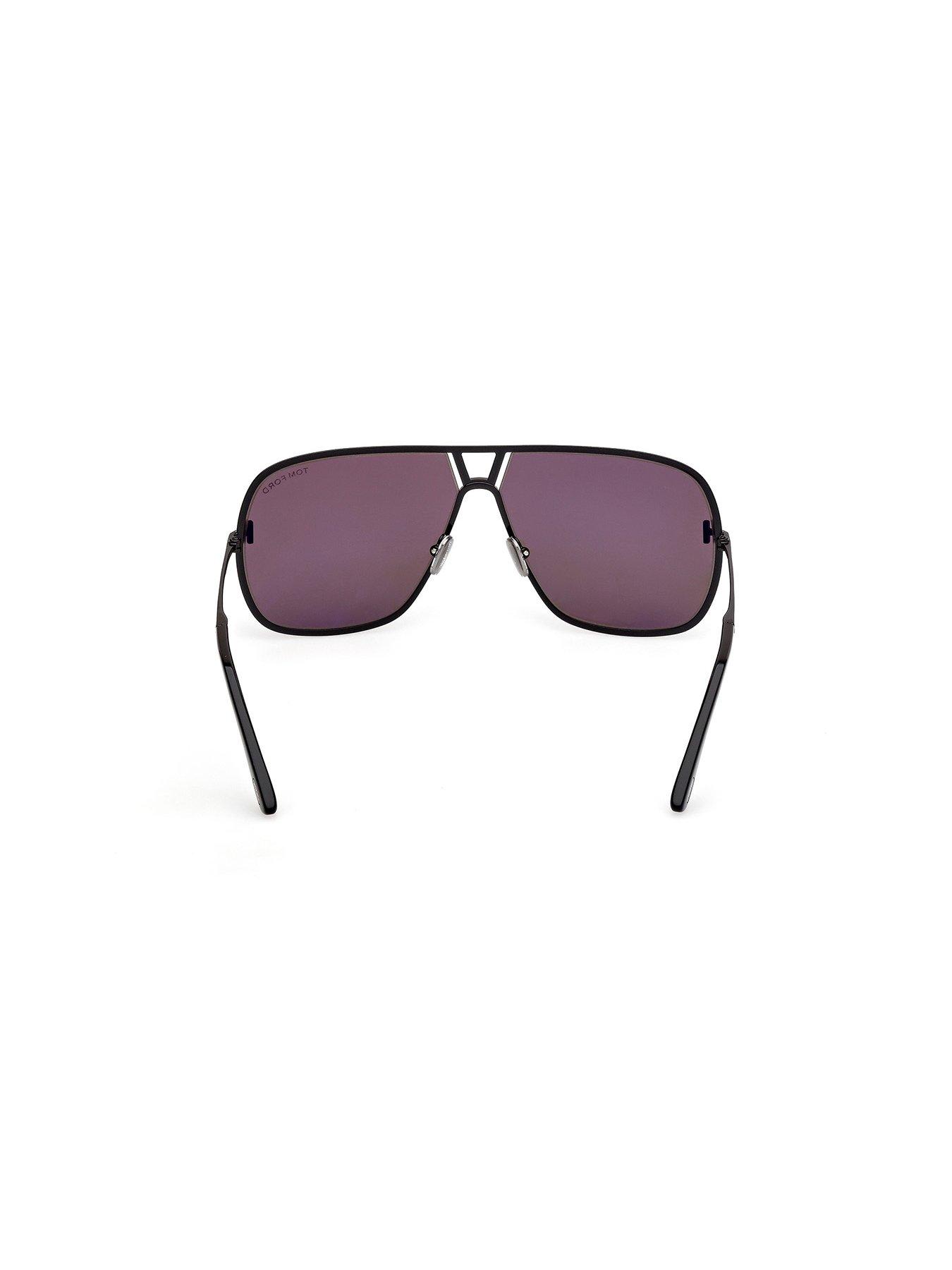 Image 4 of 4 of Tom Ford Tom Ford Stavros Navigator Sunglasses-Black