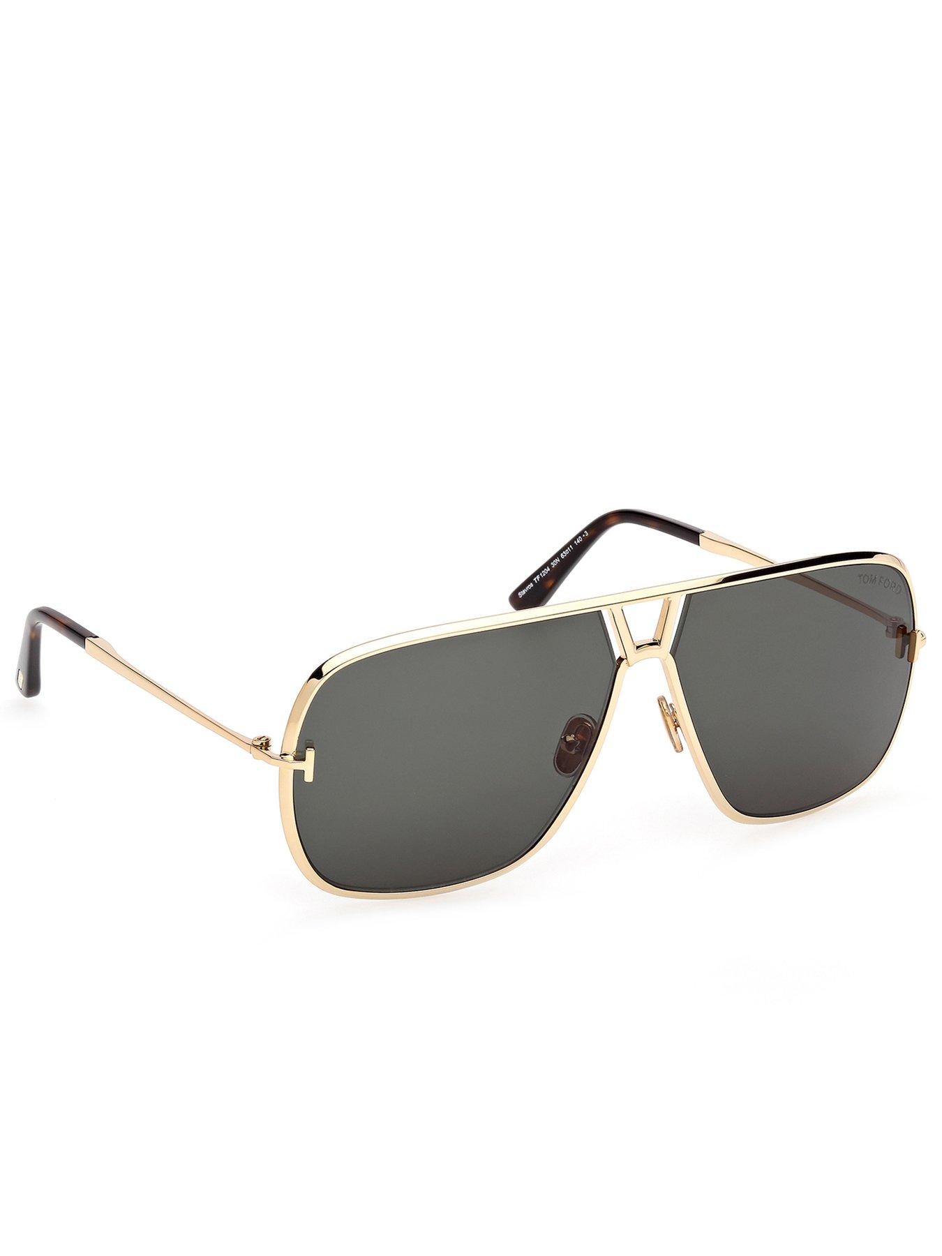 Image 5 of 5 of Tom Ford Tom Ford Stavros Navigator Sunglasses-Gold