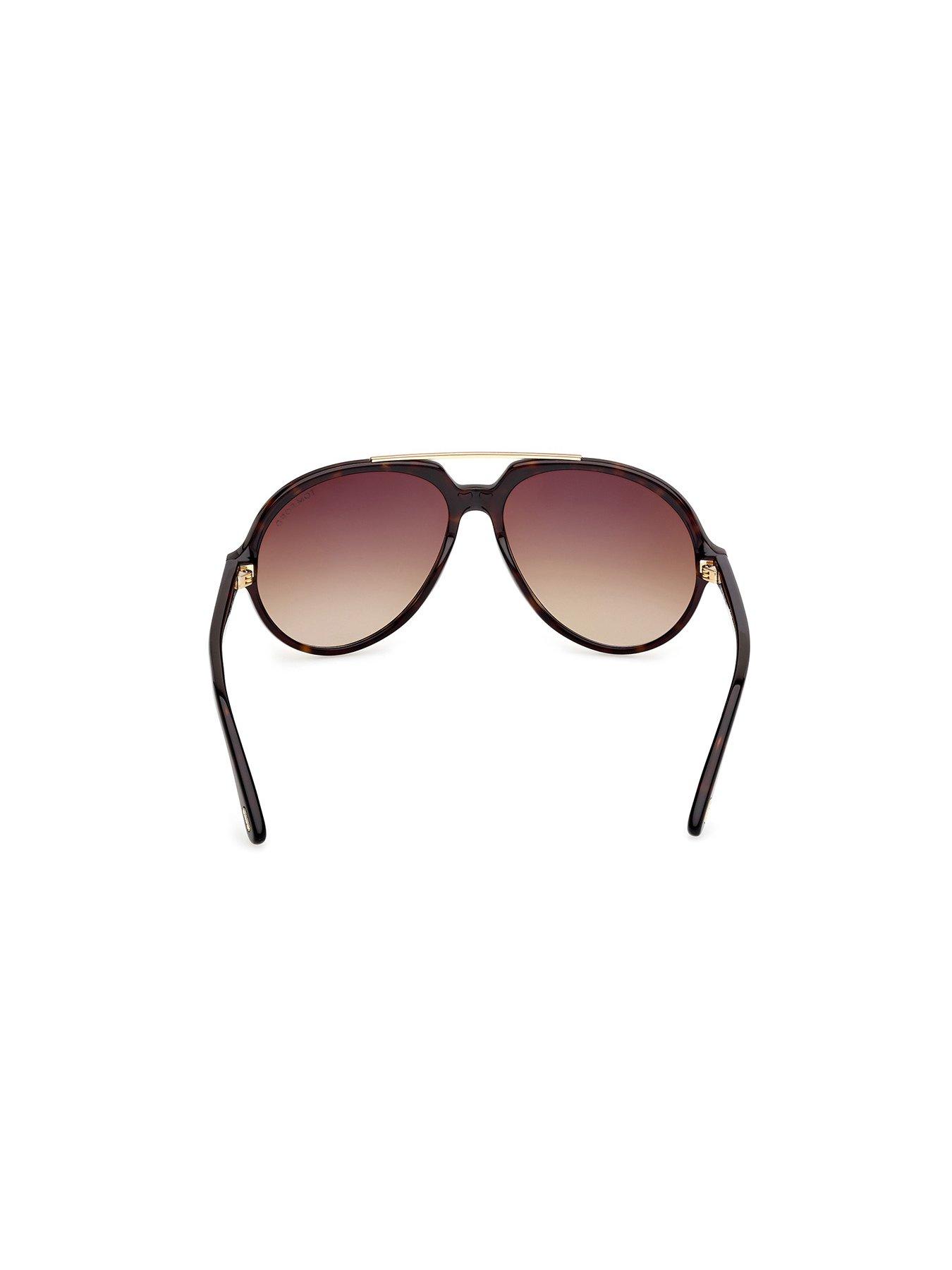 Image 4 of 4 of Tom Ford Tom Ford Aalto Pilot Sunglasses-Black