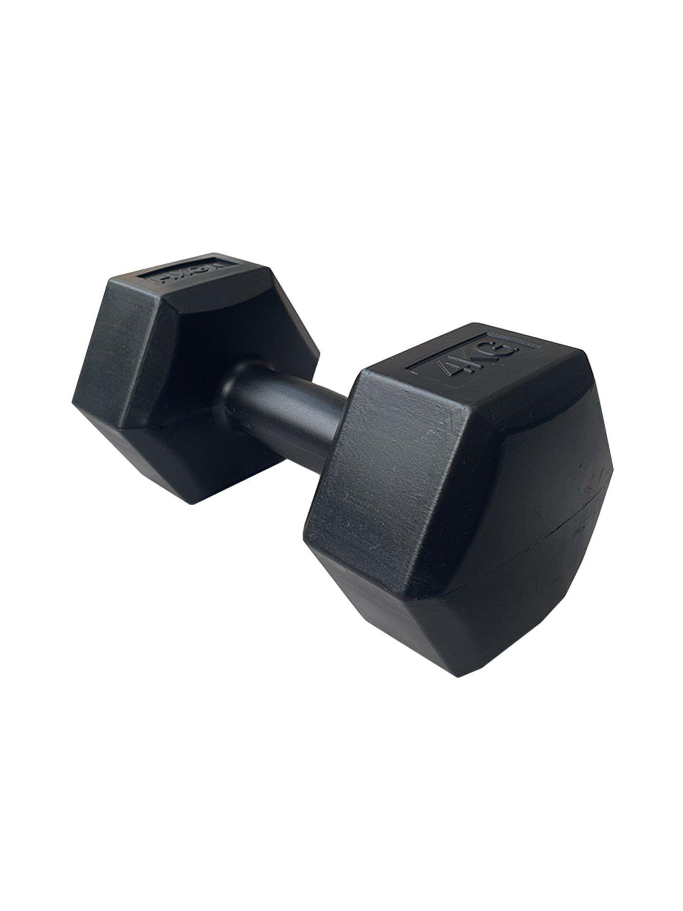 hxgn-hxgn-2-x-4kg-hex-dumbbellsstillFront