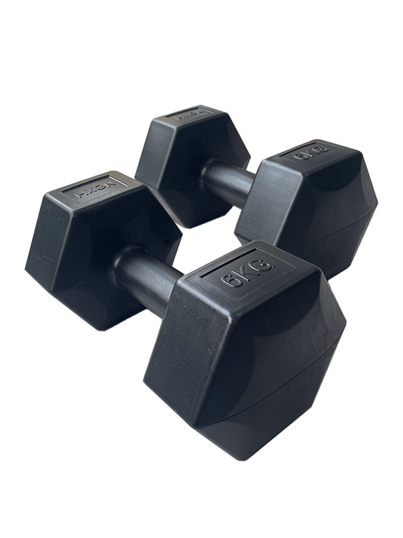 hxgn-hxgn-2-x-6kg-hex-dumbbells