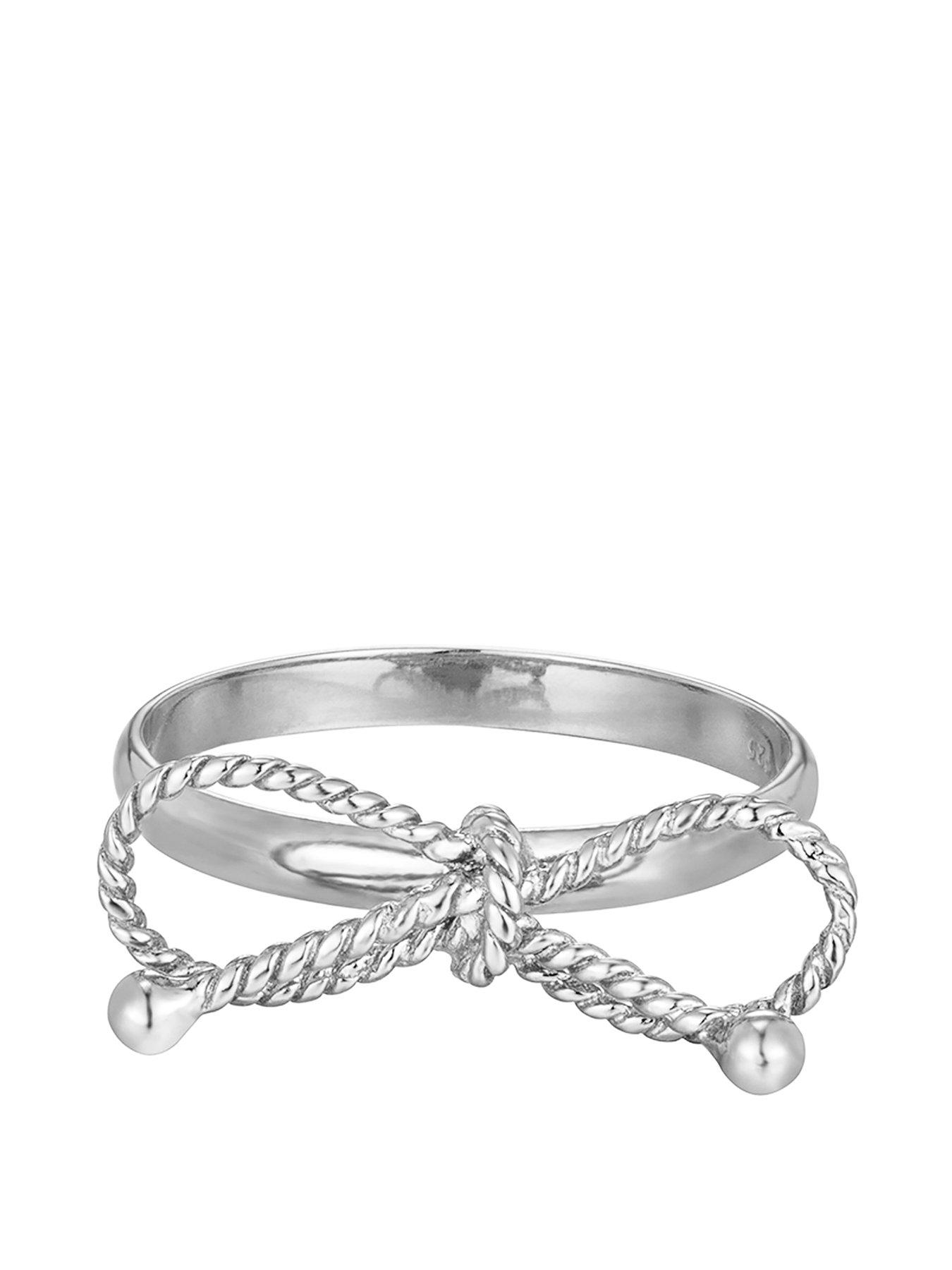 Image of Seol + Gold Rope Bow Ring