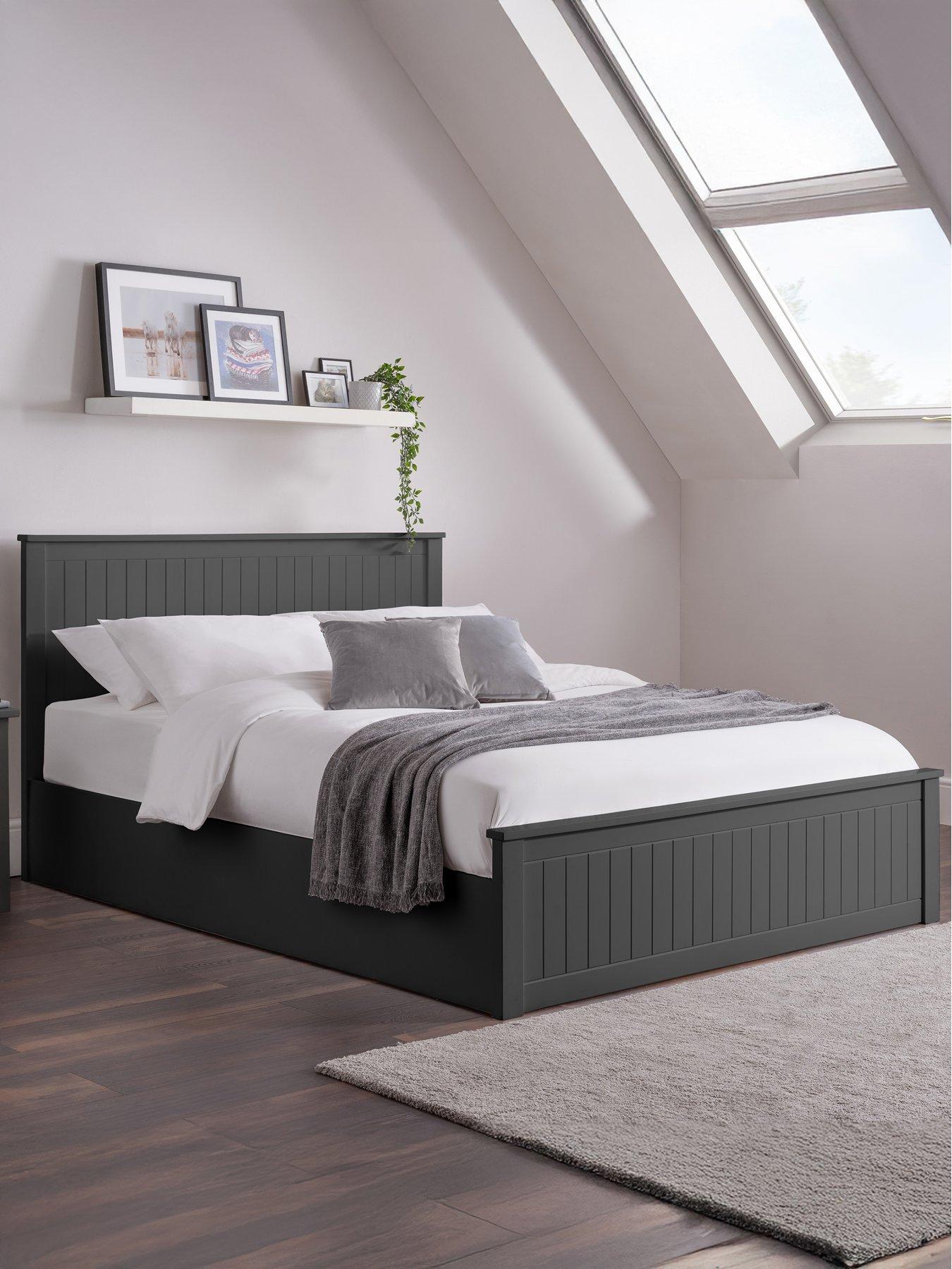 Julian Bowen Maine End Lift Storage Ottoman Wooden Bed