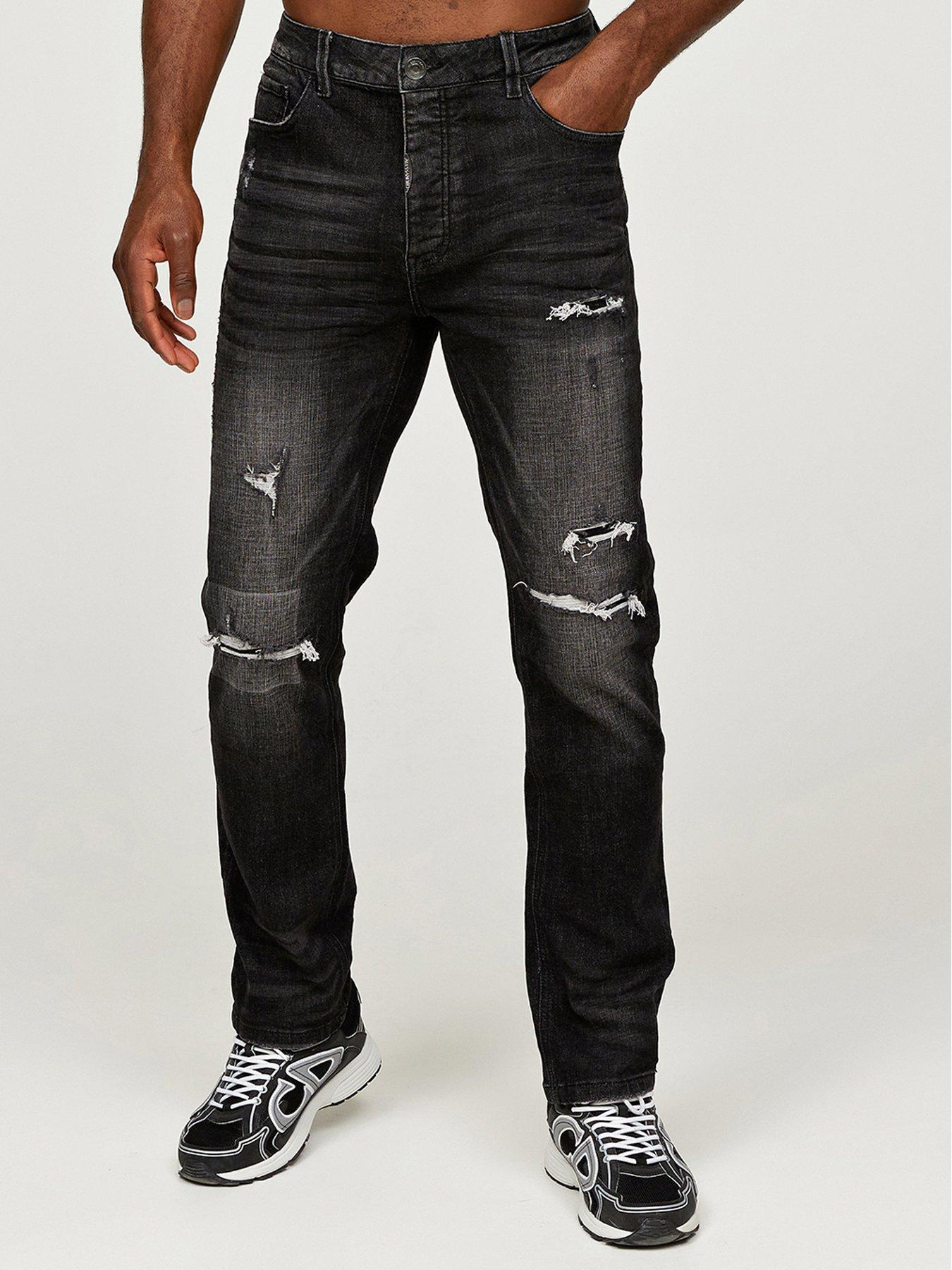 Image 5 of 6 of Alessandro Zavetti Pastini Loose Fit Jeans - Black