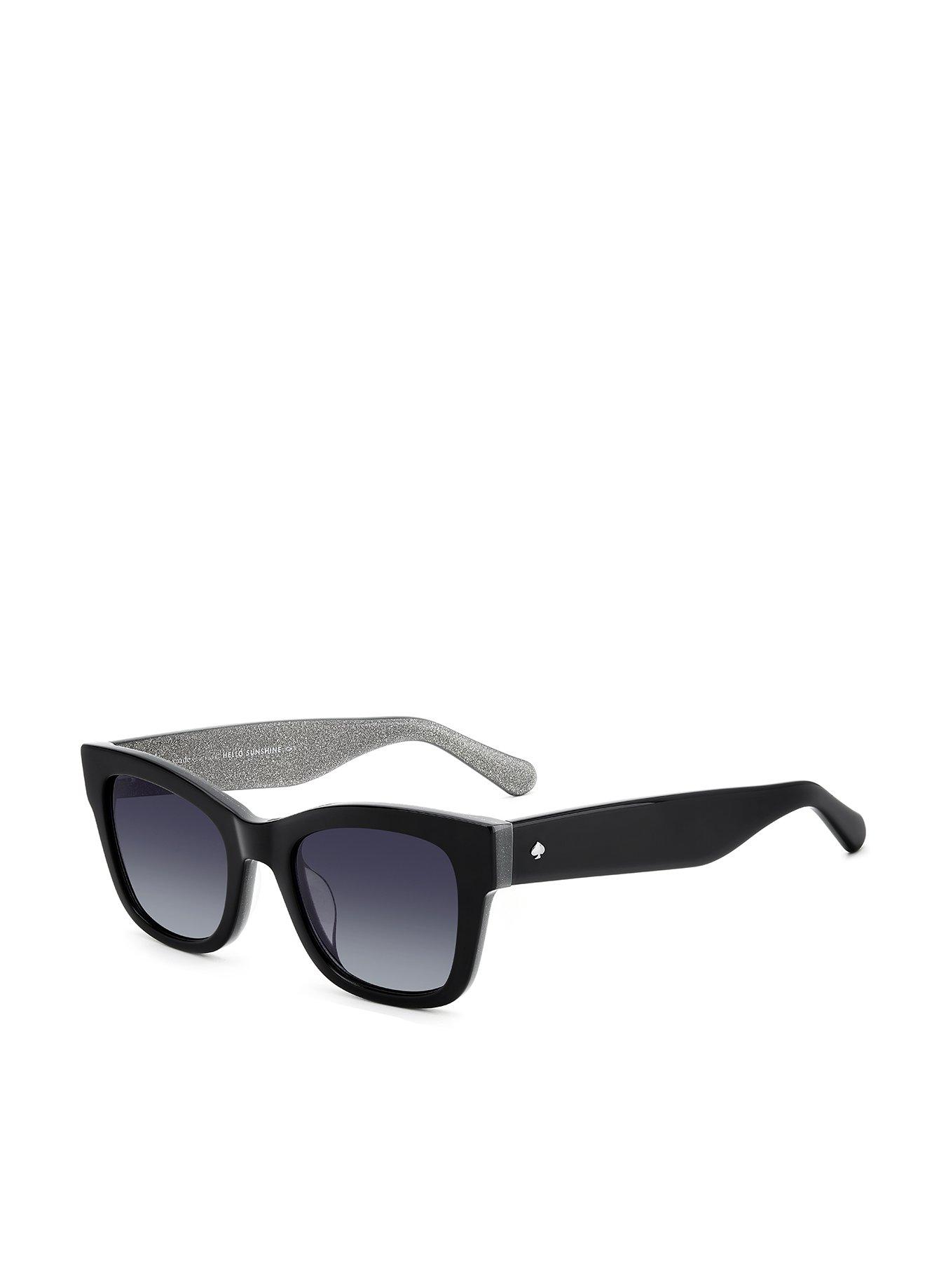 Kate Spade New York Aimee/s Acetate Sunglasses - Black