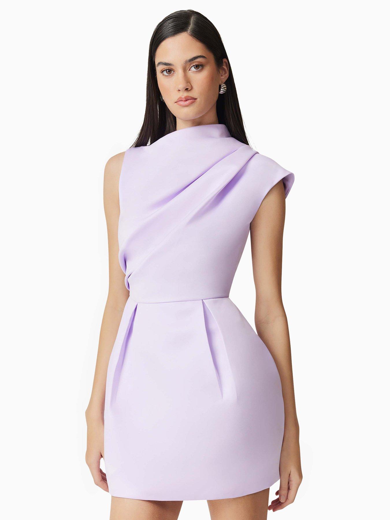 undefined Marissa Mini Dress - Purple