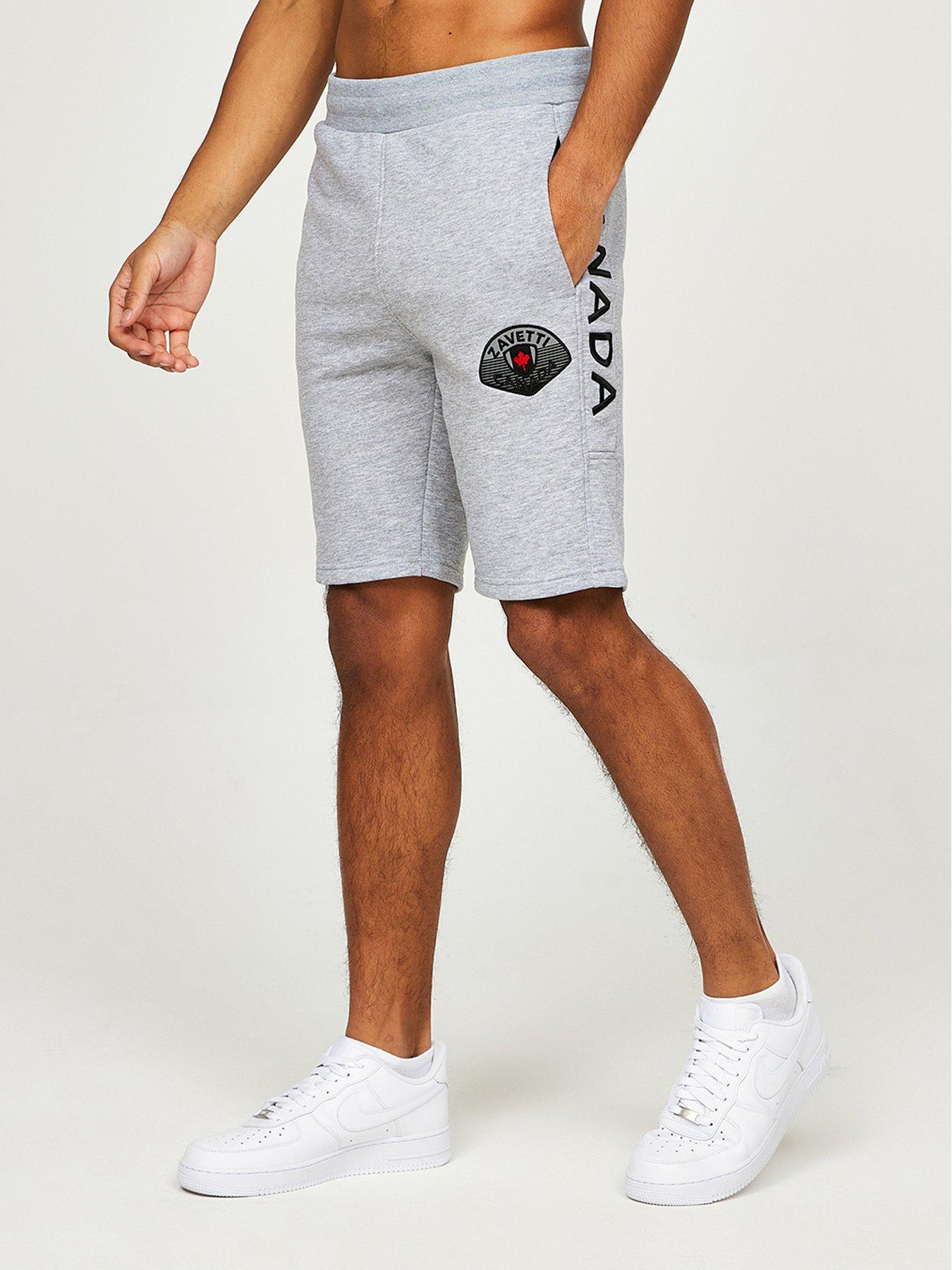 Image 1 of 6 of Zavetti Canada Botticini Reflective Sweat Shorts - Grey