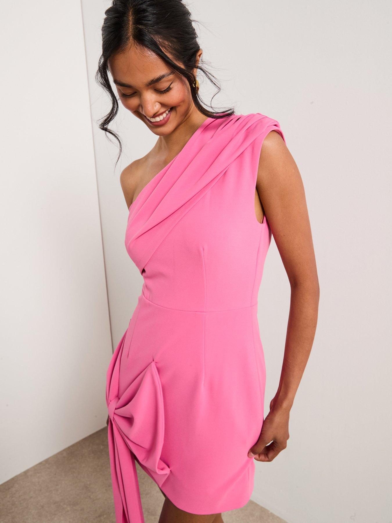 Image 4 of 6 of Elliatt Jamie Mini Bow Dress - Pink