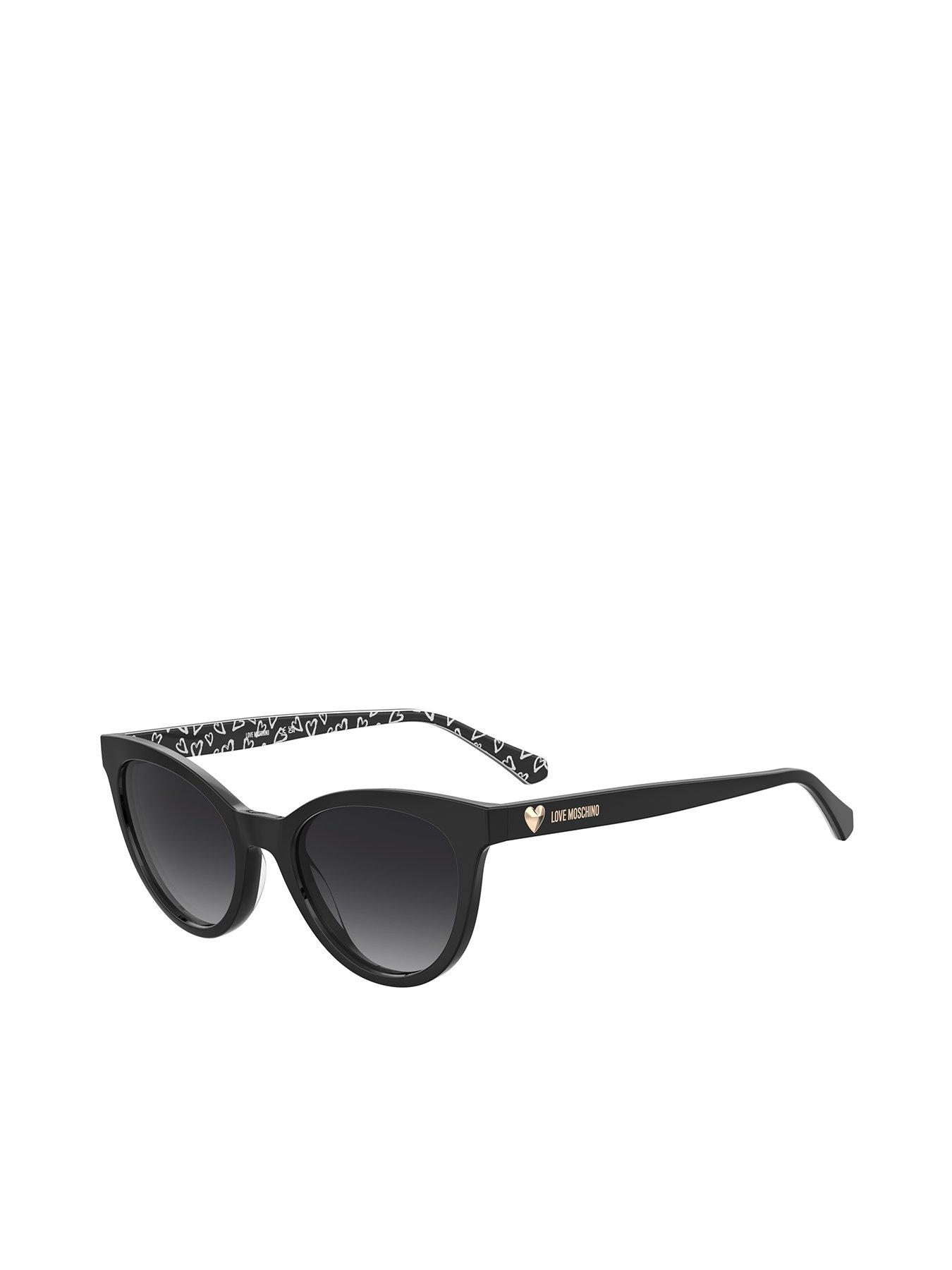 Image 1 of 1 of LOVE MOSCHINO Mol079/s Acetate Sunglasses - Black