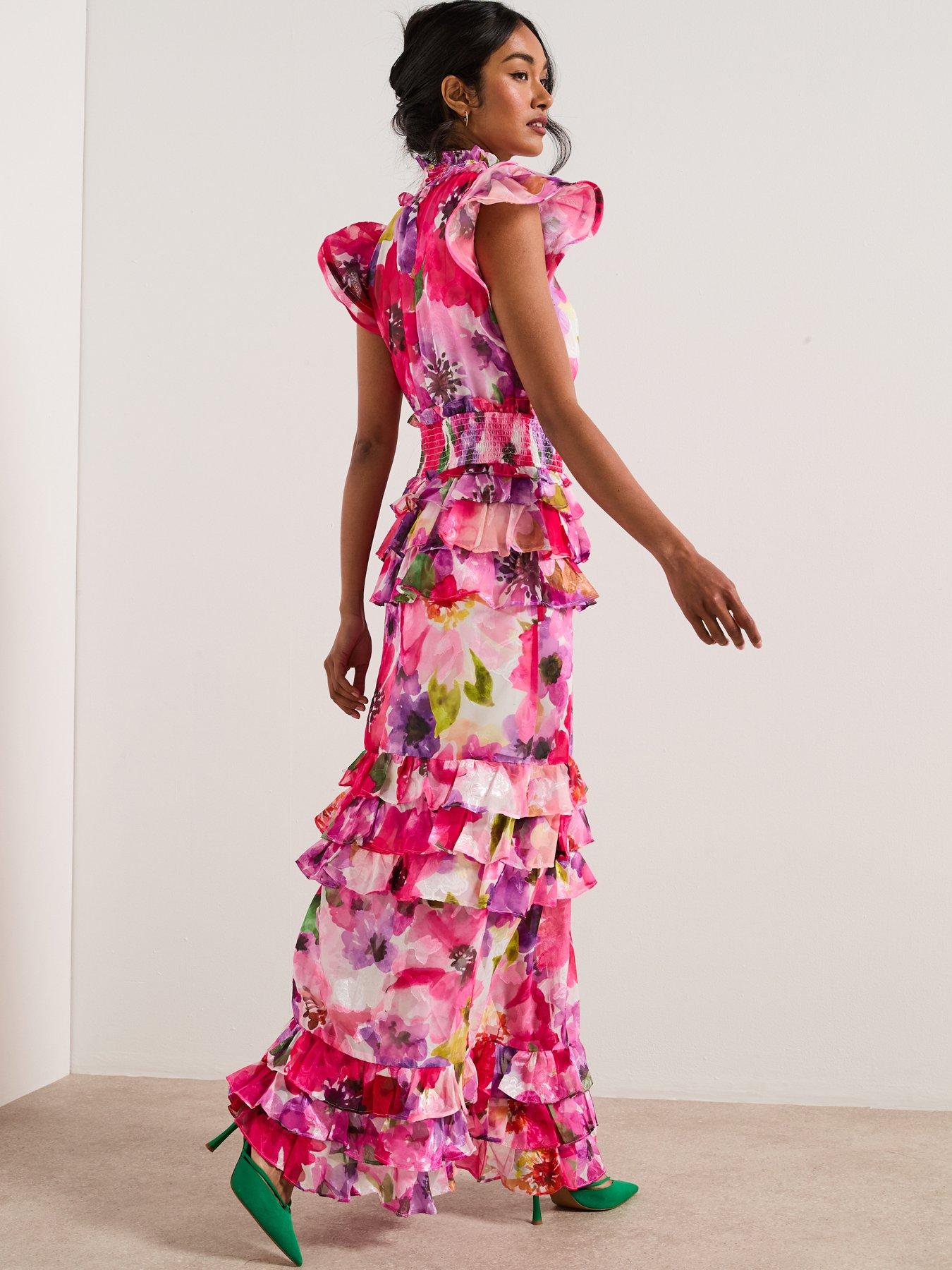 Image 2 of 6 of Elliatt Darra Maxi Dress - Pink