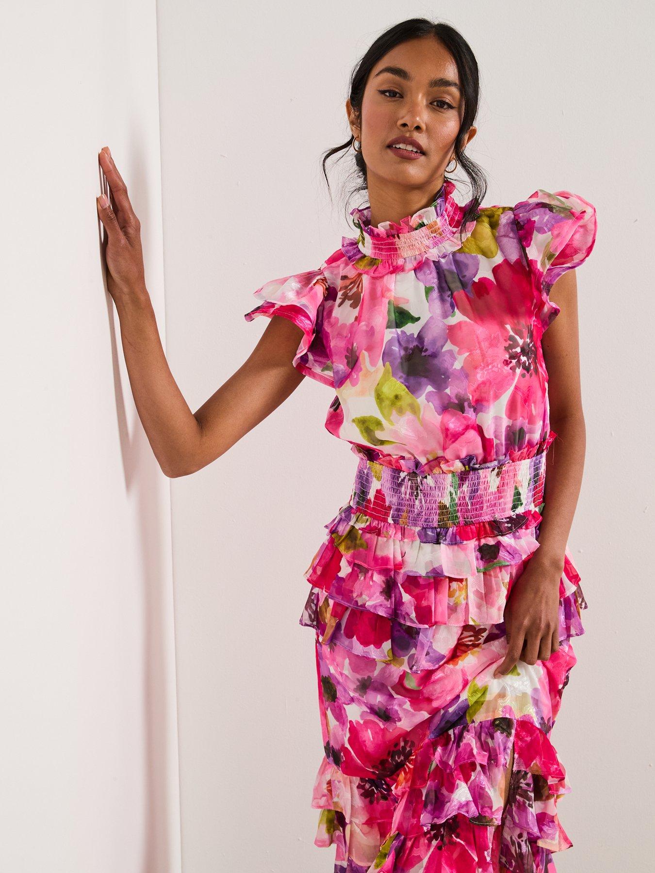 Image 5 of 6 of Elliatt Darra Maxi Dress - Pink