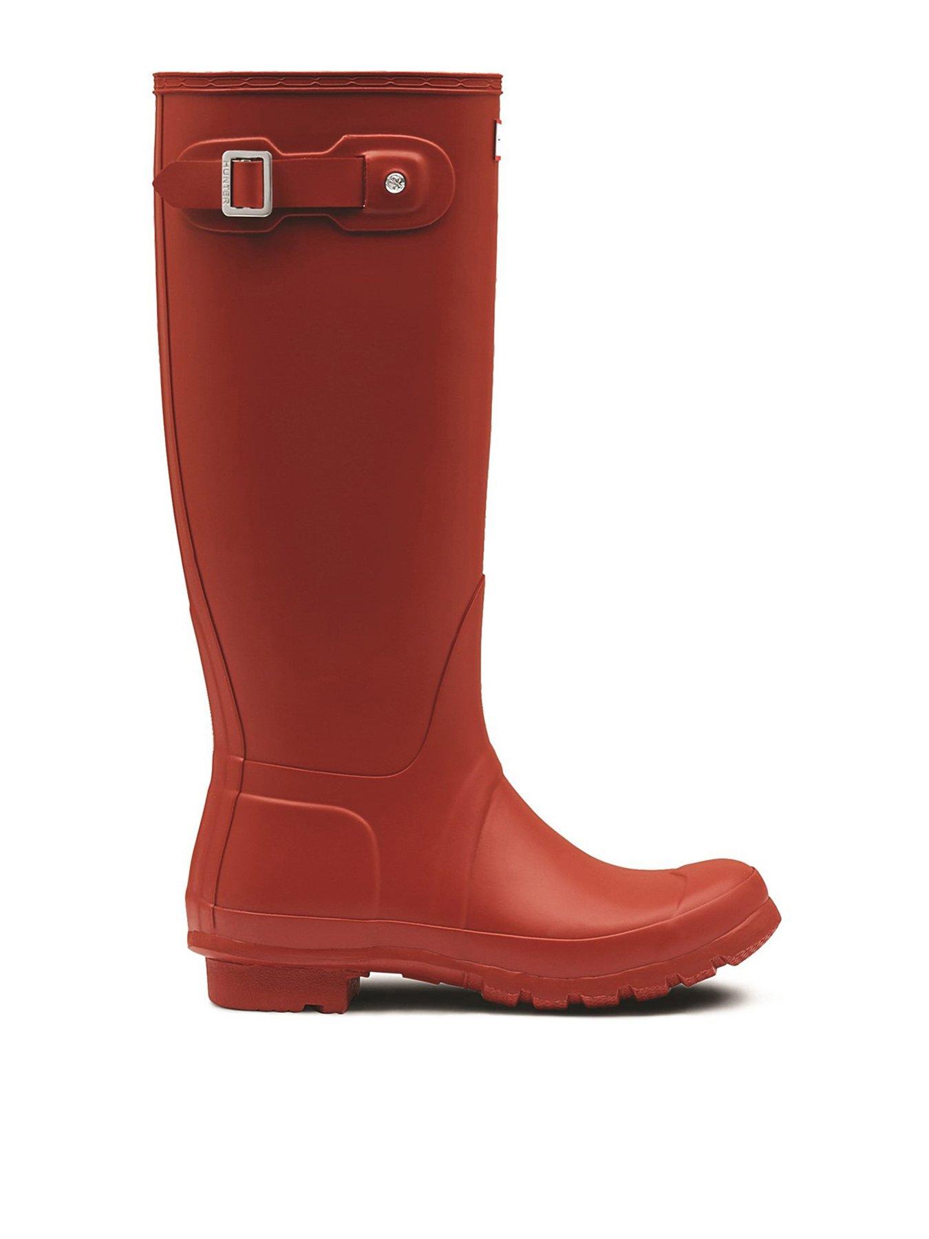Image 1 of 4 of Hunter Womens Original Tall Boot - Red