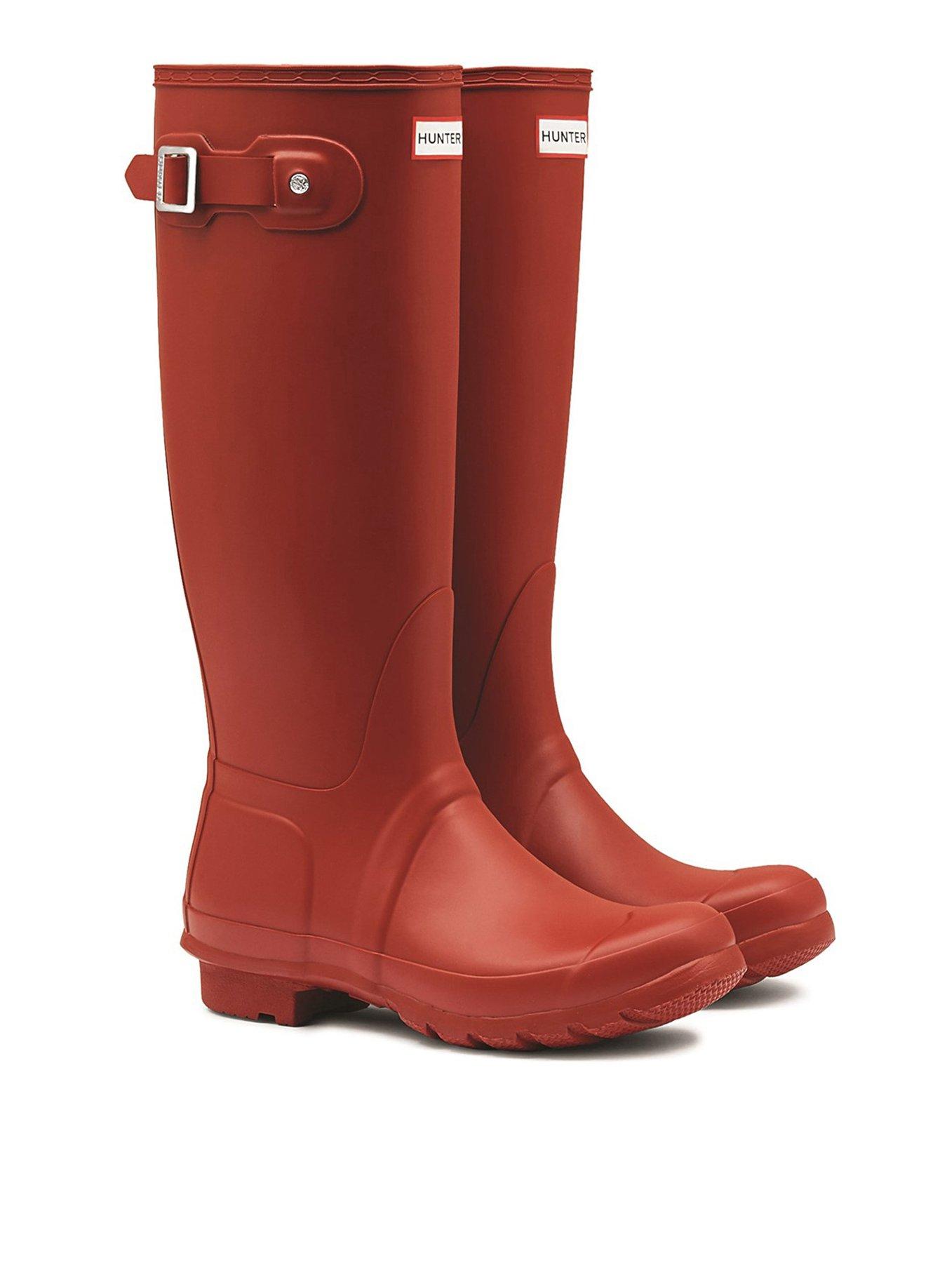 Image 2 of 4 of Hunter Womens Original Tall Boot - Red