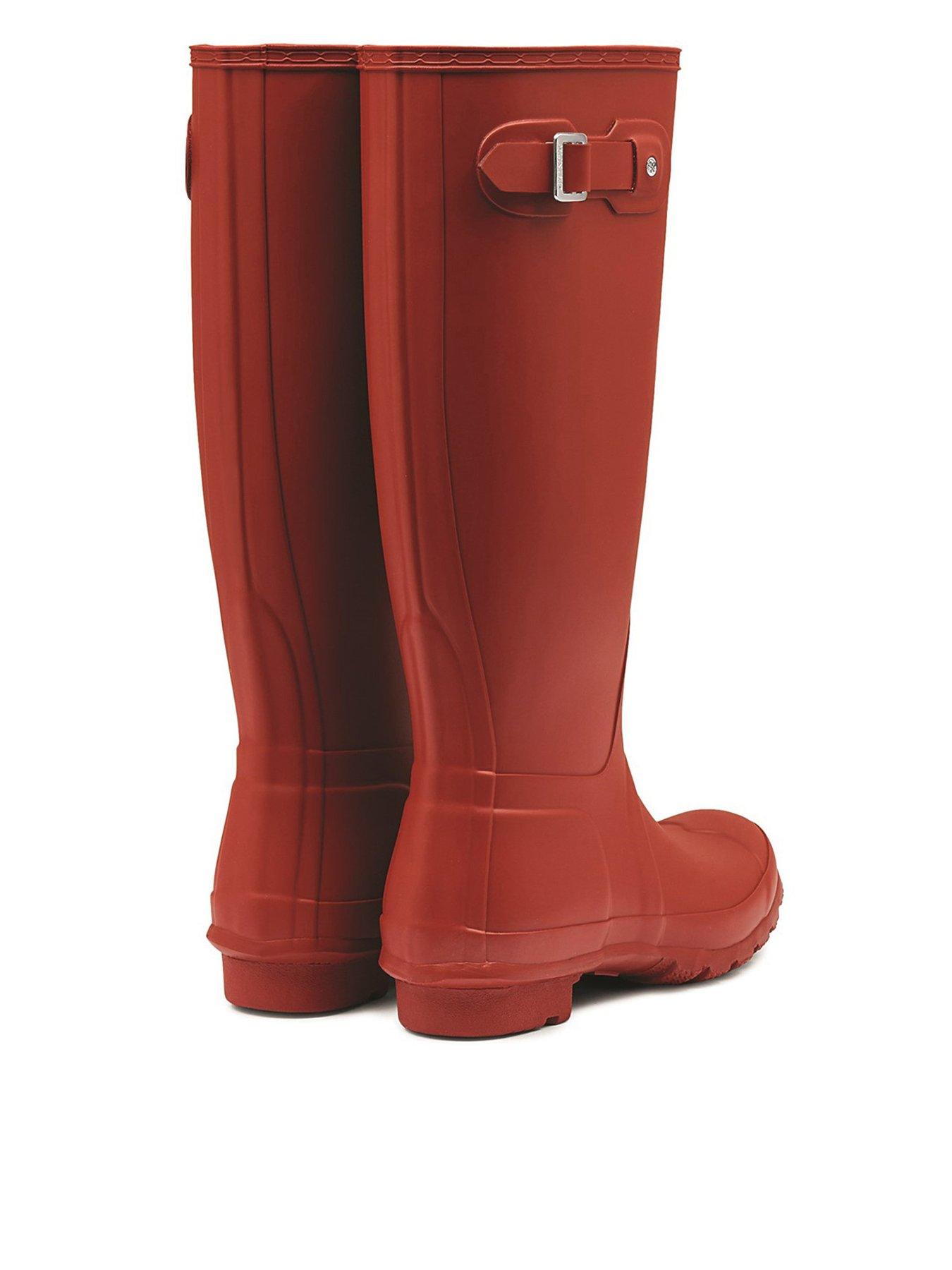 Image 3 of 4 of Hunter Womens Original Tall Boot - Red