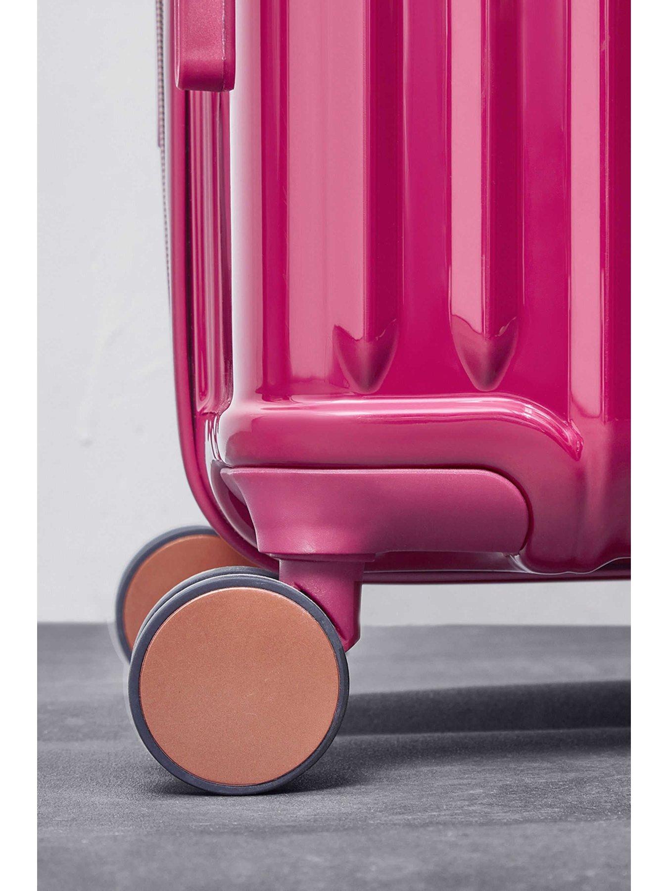 Image 3 of 6 of Rock Luggage Selene Pink 3-Piece Set (Cabin/Medium/Large)