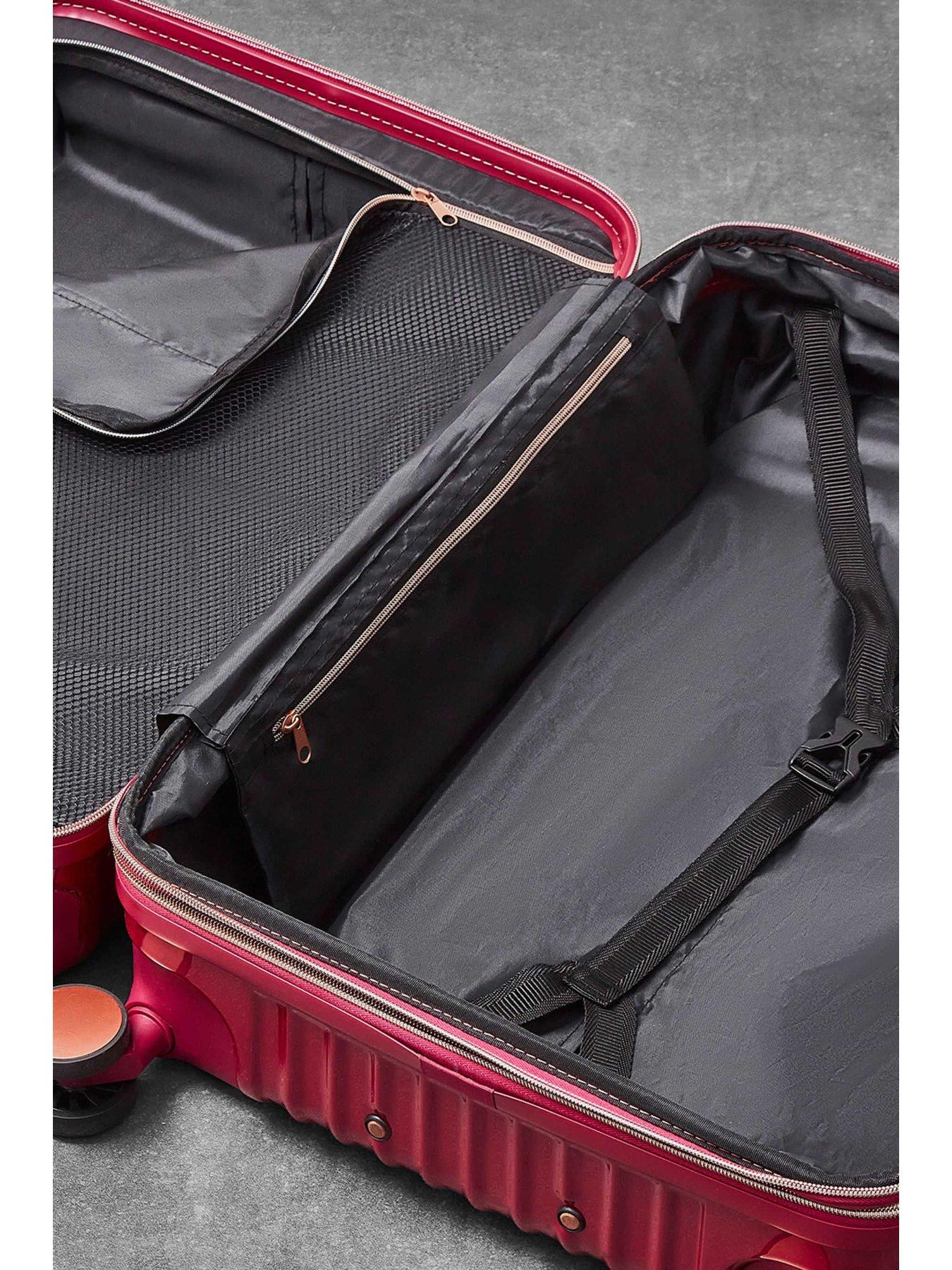 Image 5 of 6 of Rock Luggage Selene Pink 3-Piece Set (Cabin/Medium/Large)