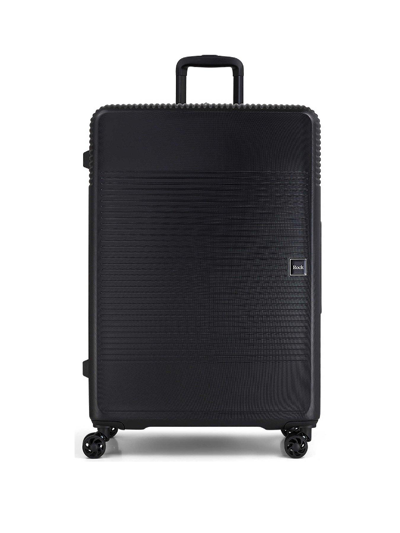 Image 2 of 4 of Rock Luggage Lincoln Black Large Suitcase