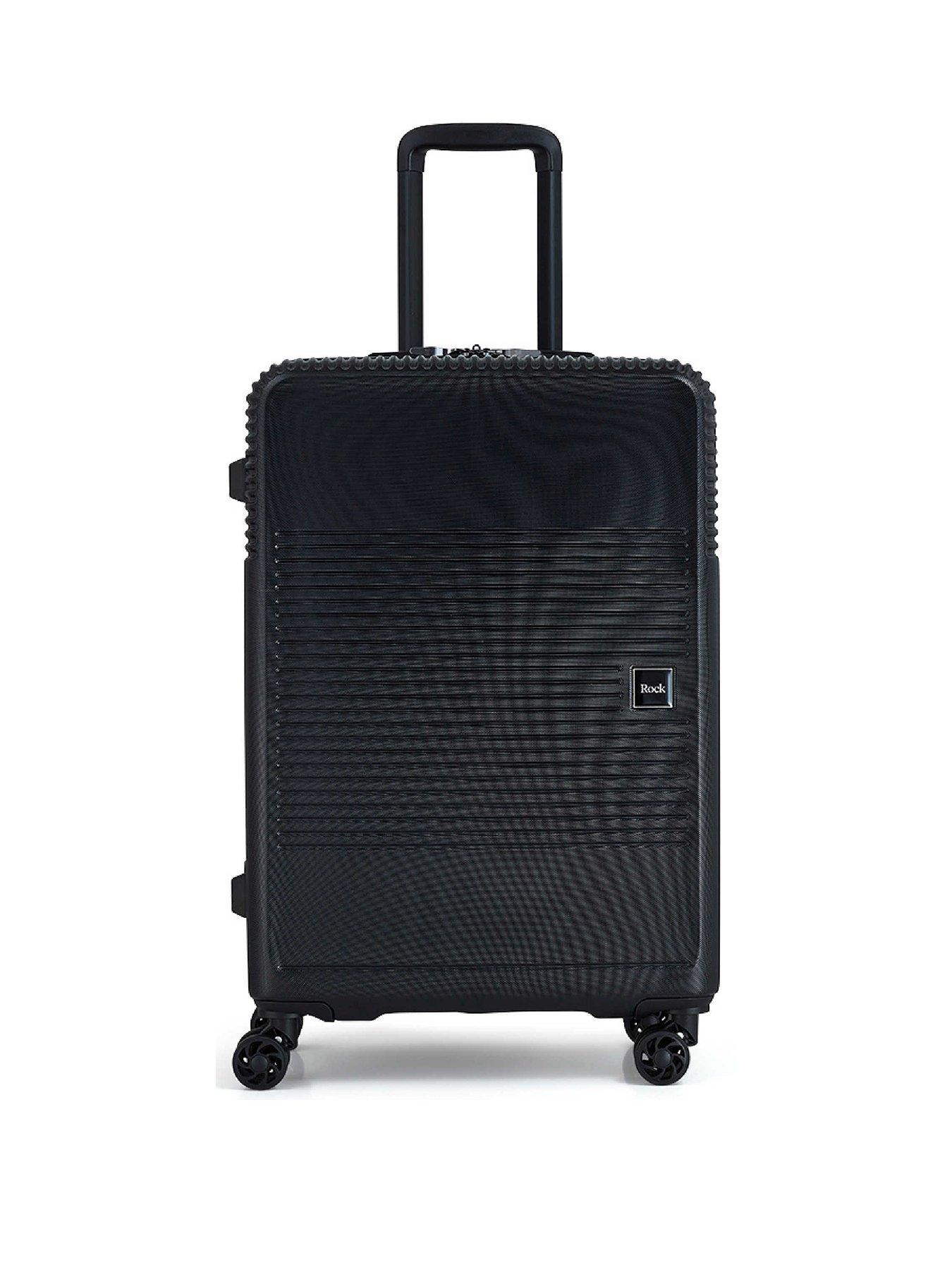 Image 2 of 4 of Rock Luggage Lincoln Black Medium Suitcase