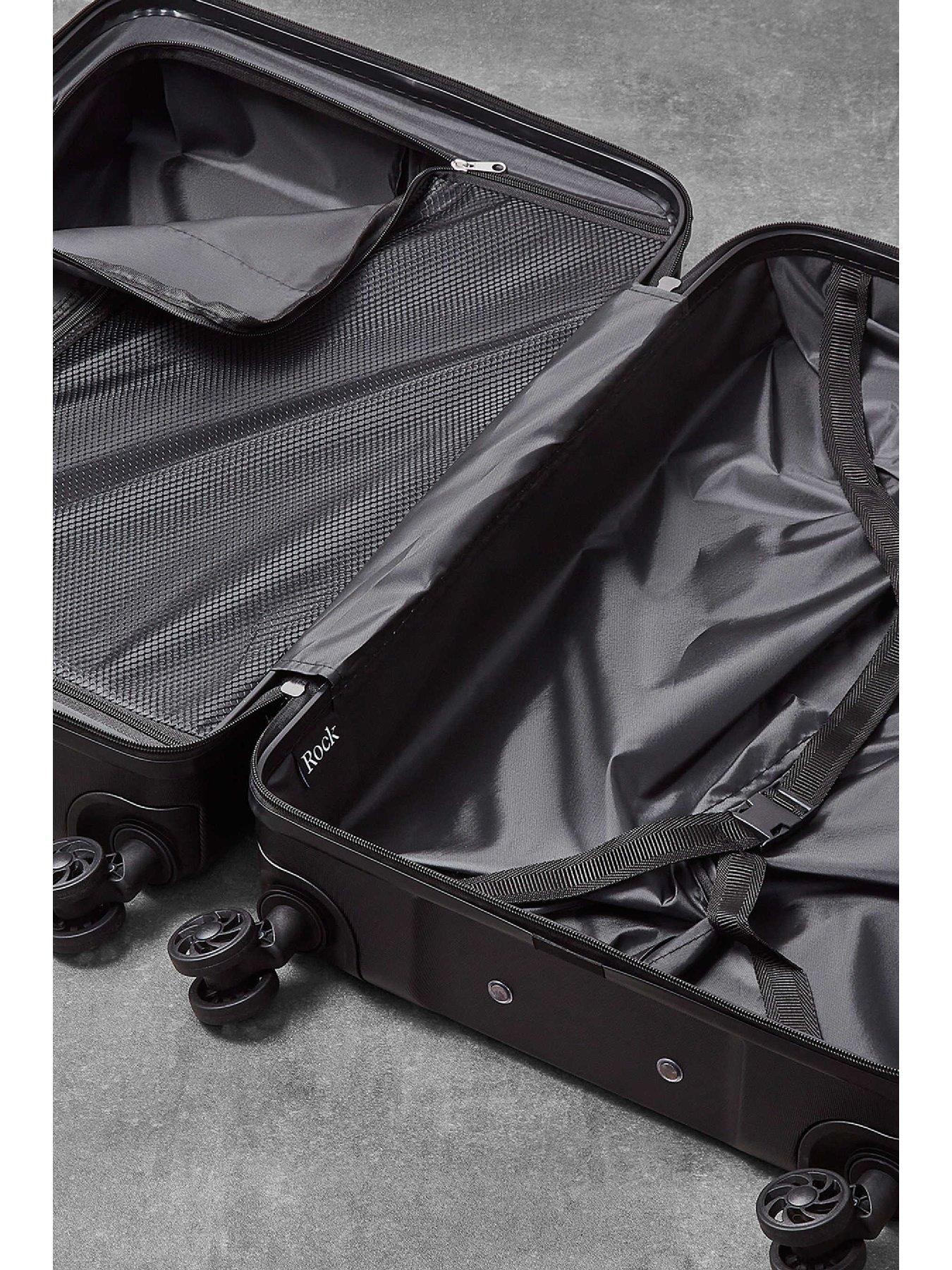 Image 4 of 4 of Rock Luggage Lincoln Black Medium Suitcase