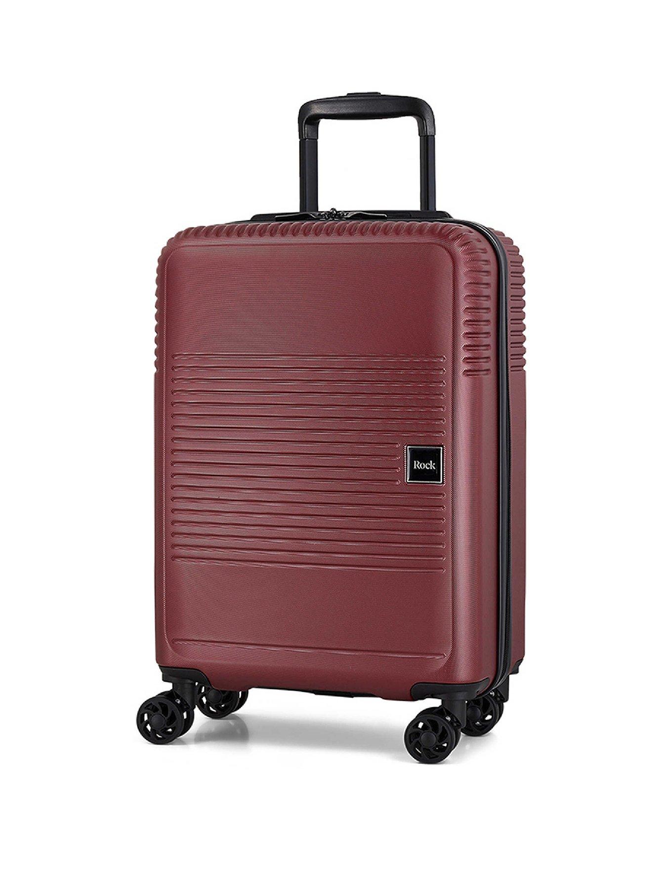 Image 1 of 4 of Rock Luggage Lincoln Burgundy Cabin Case