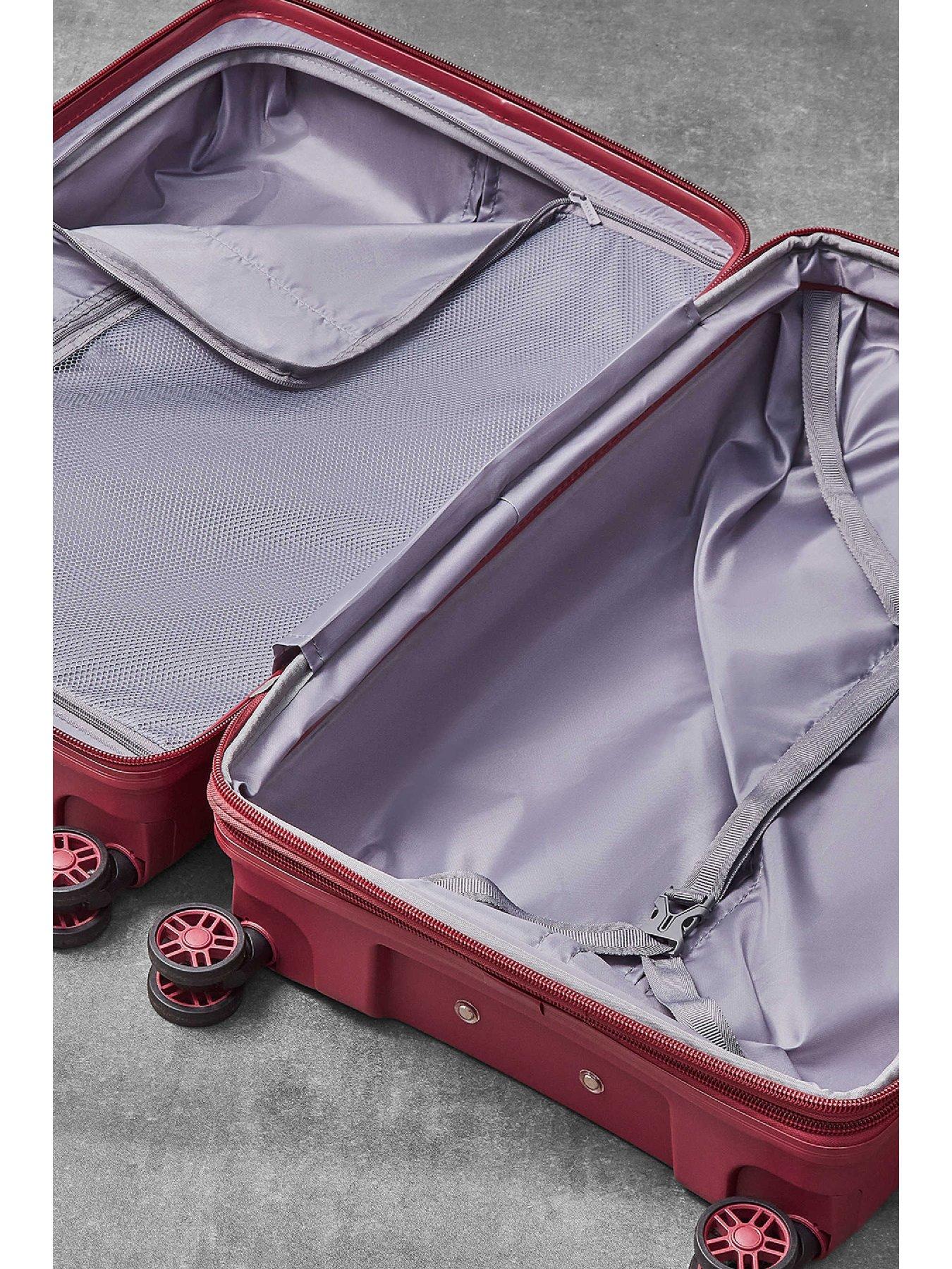 Image 5 of 6 of Rock Luggage Palma Medium Suitcase - Burgundy