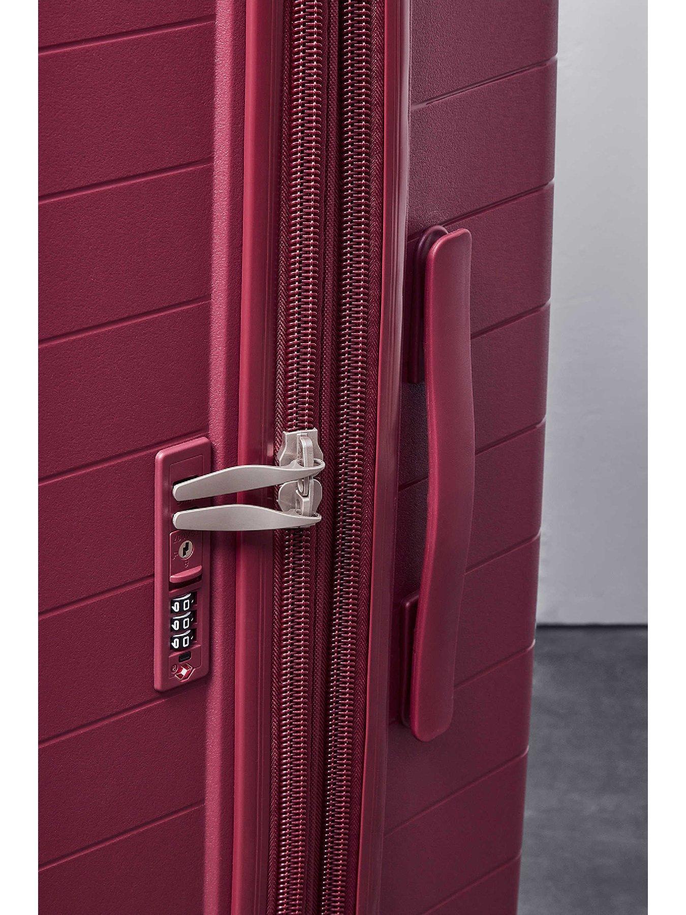 Image 6 of 6 of Rock Luggage Palma Medium Suitcase - Burgundy