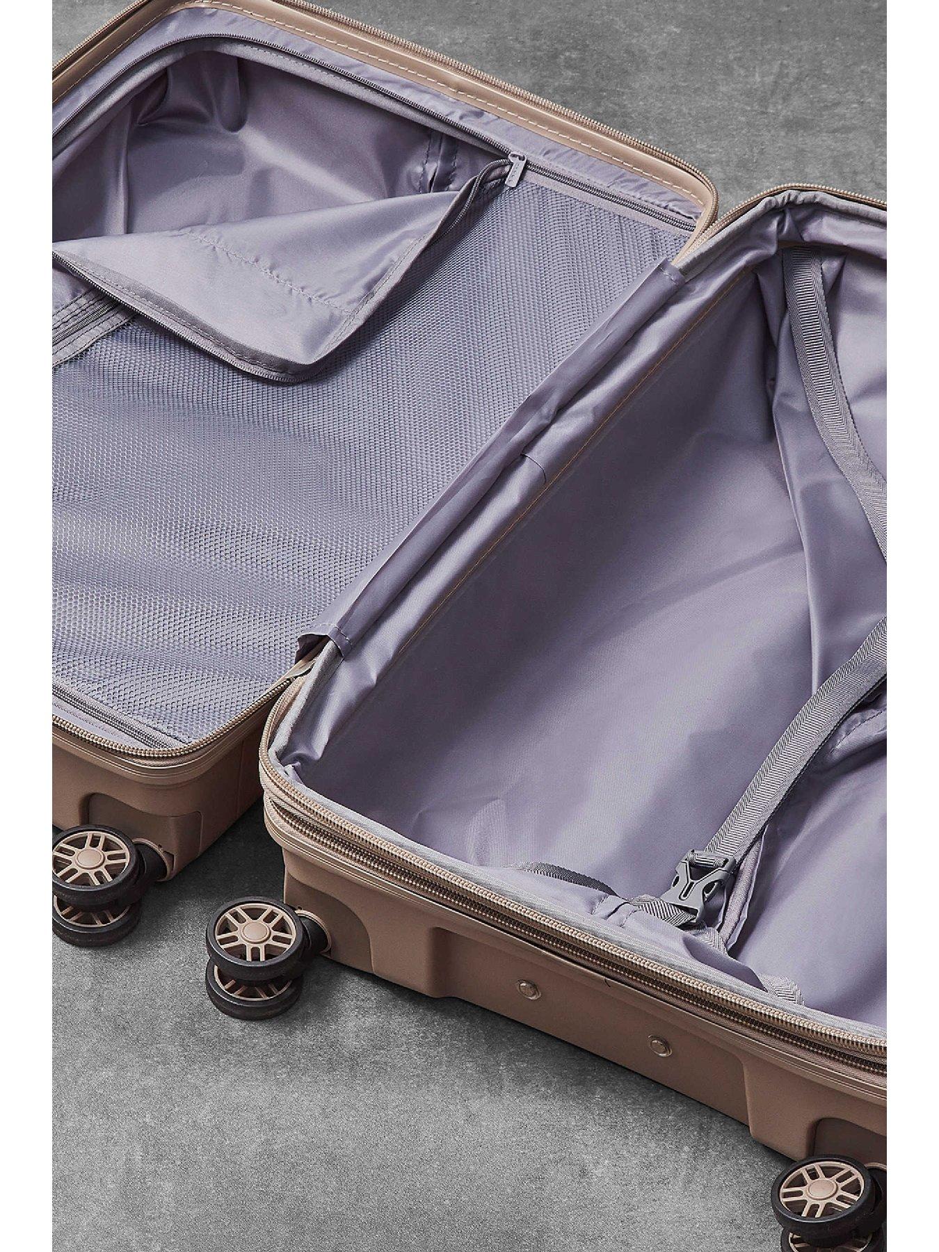 Image 5 of 6 of Rock Luggage Palma Medium Suitcase - Champagne&nbsp;