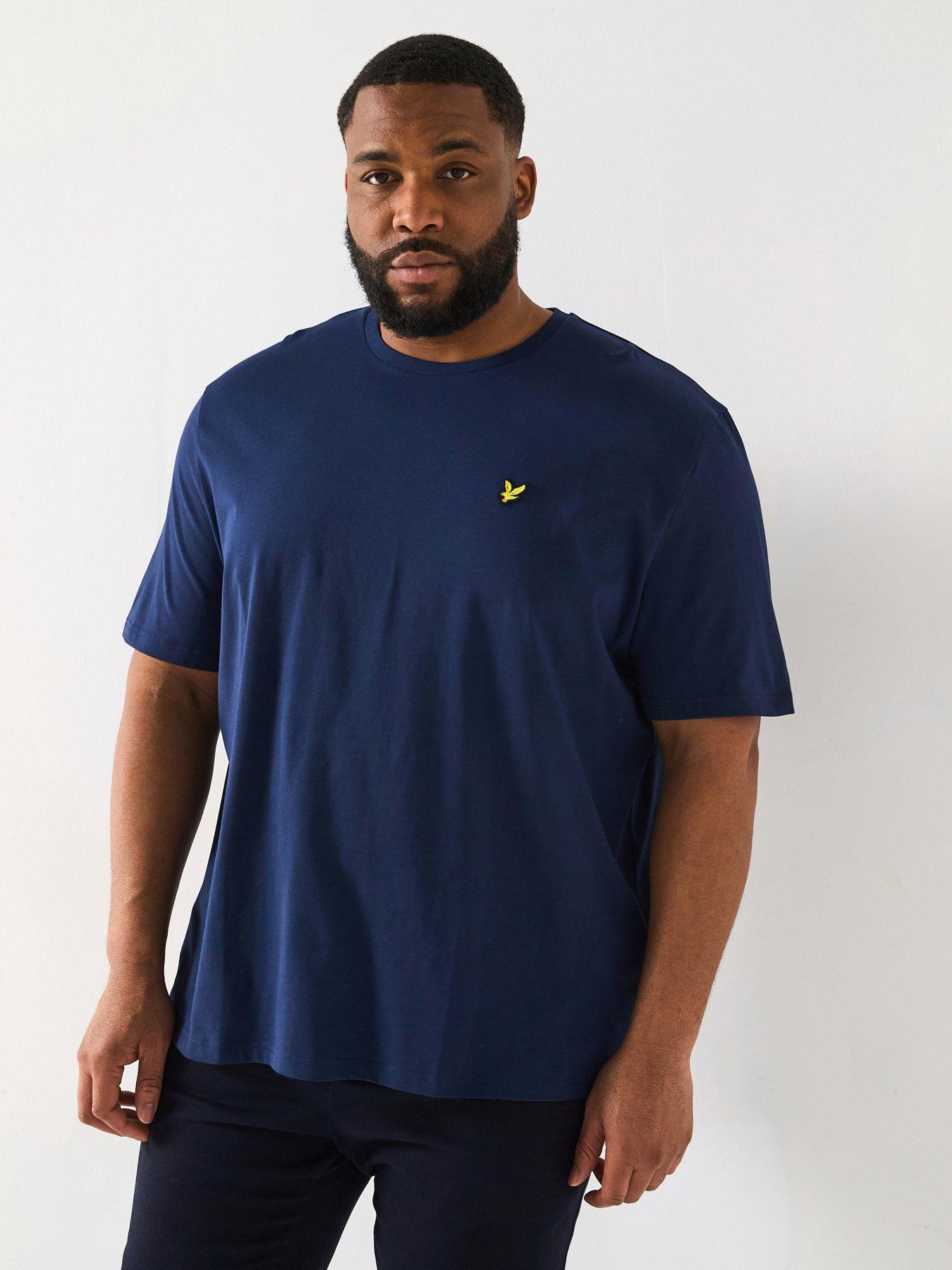 lyle-scott-big-tall-plain-t-shirt-navy