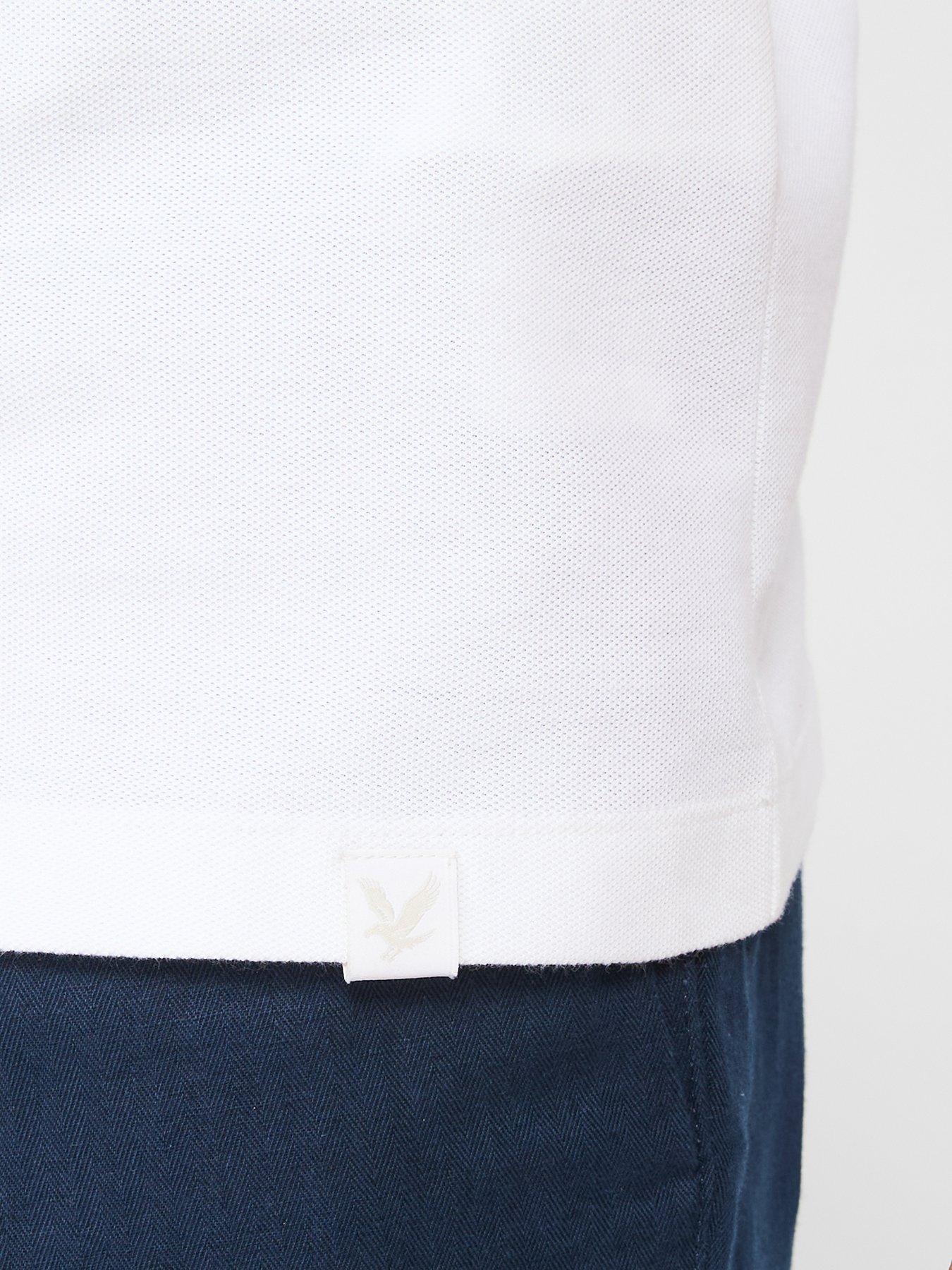 Image 5 of 6 of Lyle & Scott Panelled T-Shirt - White
