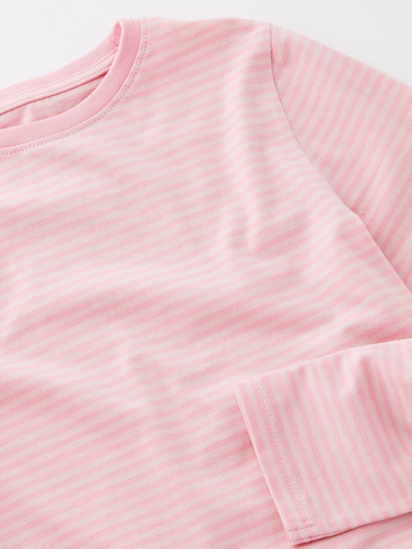 the-very-collection-girls-long-sleeve-cotton-stripe-pyjamas-pinkoutfit