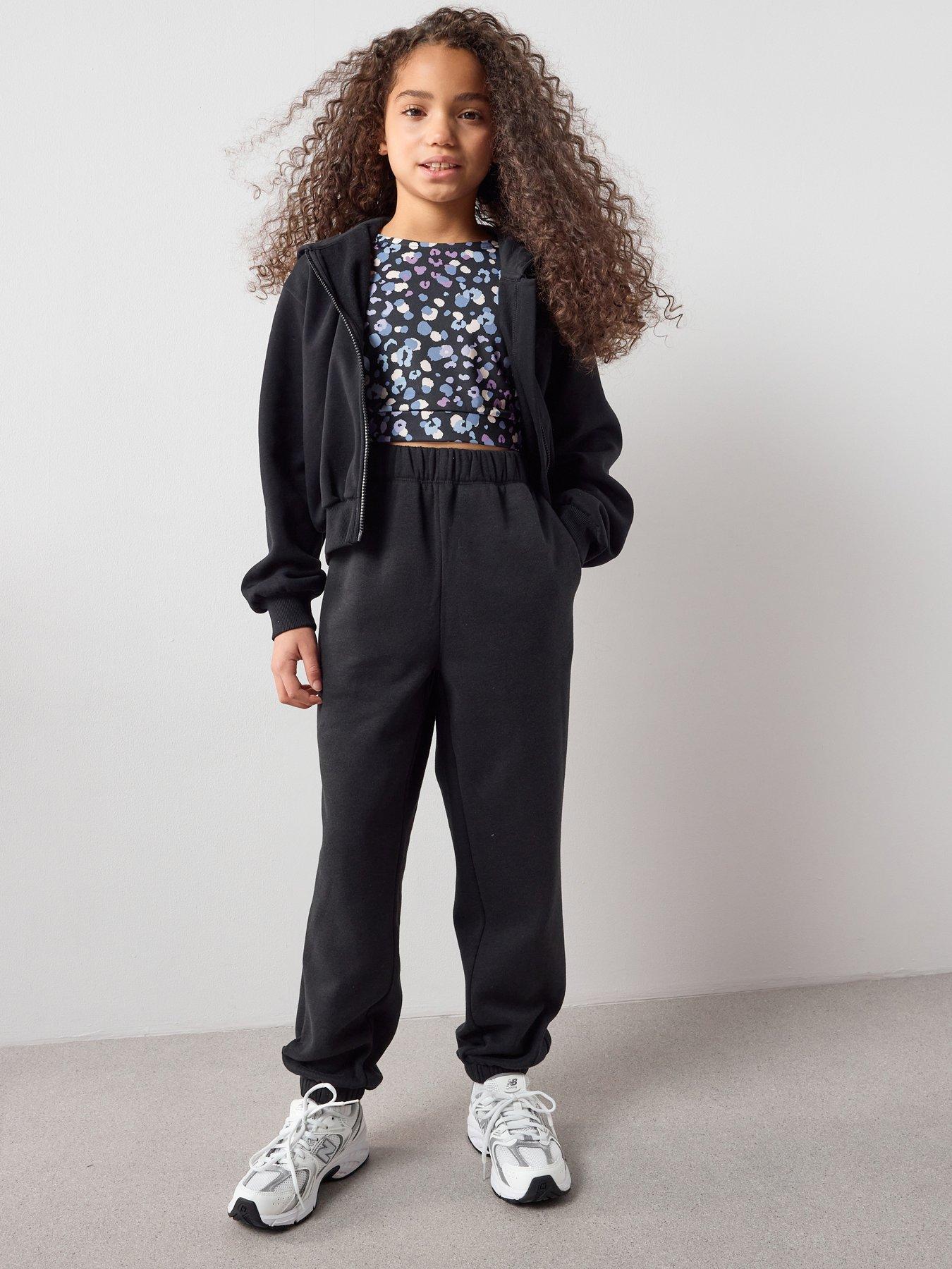 Image 3 of 7 of The Very Collection Girls Joggers - Black