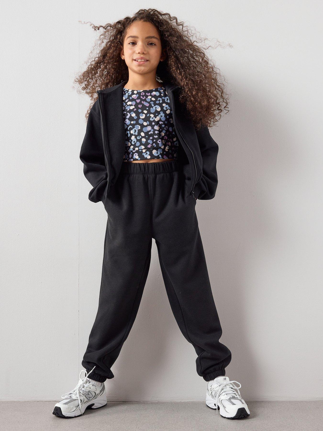 Image 6 of 7 of The Very Collection Girls Joggers - Black