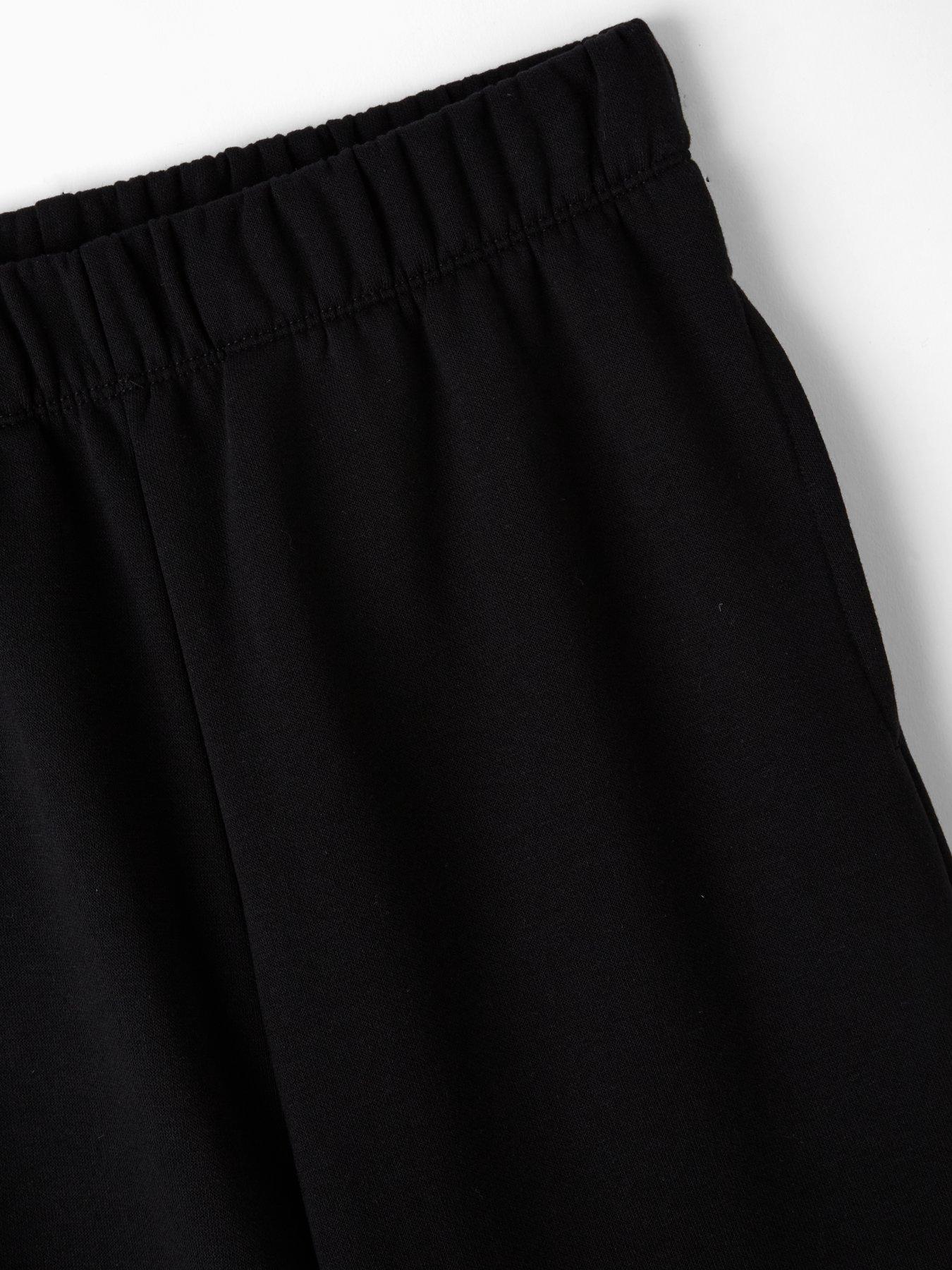 Image 3 of 4 of V by Very Wide Leg Joggers - Black