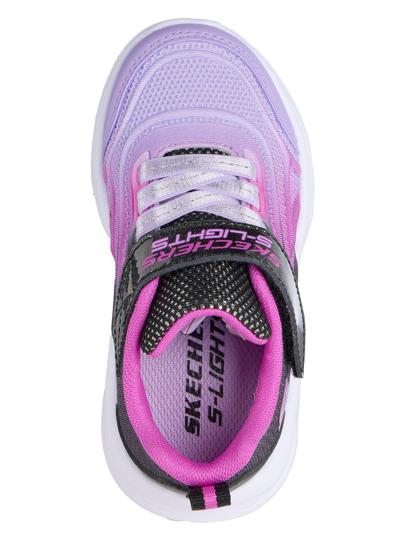 skechers-lighted-gore-amp-strap-sneaker-with-ombre-embossed-upper-purpleoutfit
