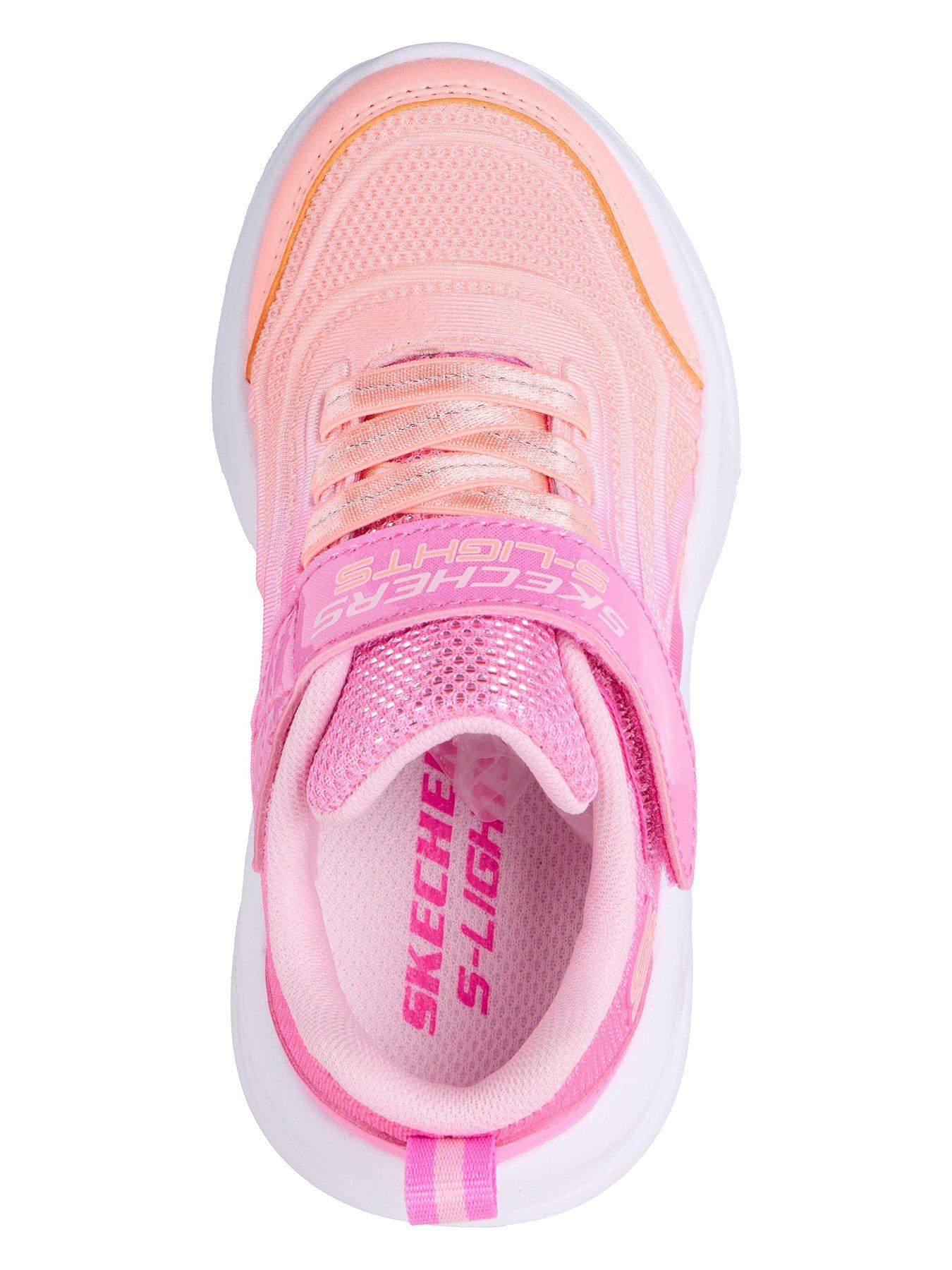 skechers-lighted-gore-amp-strap-sneaker-ombre-pinkoutfit