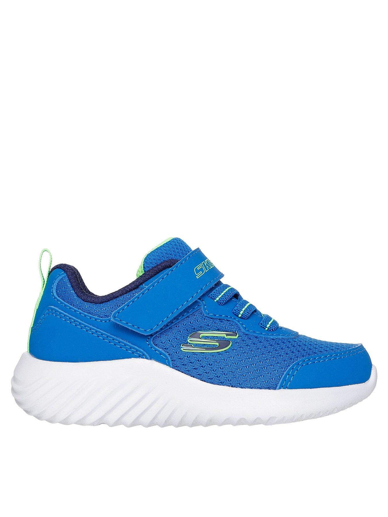 Skechers Lightweight Gore  &  Strap Sneaker - Blue